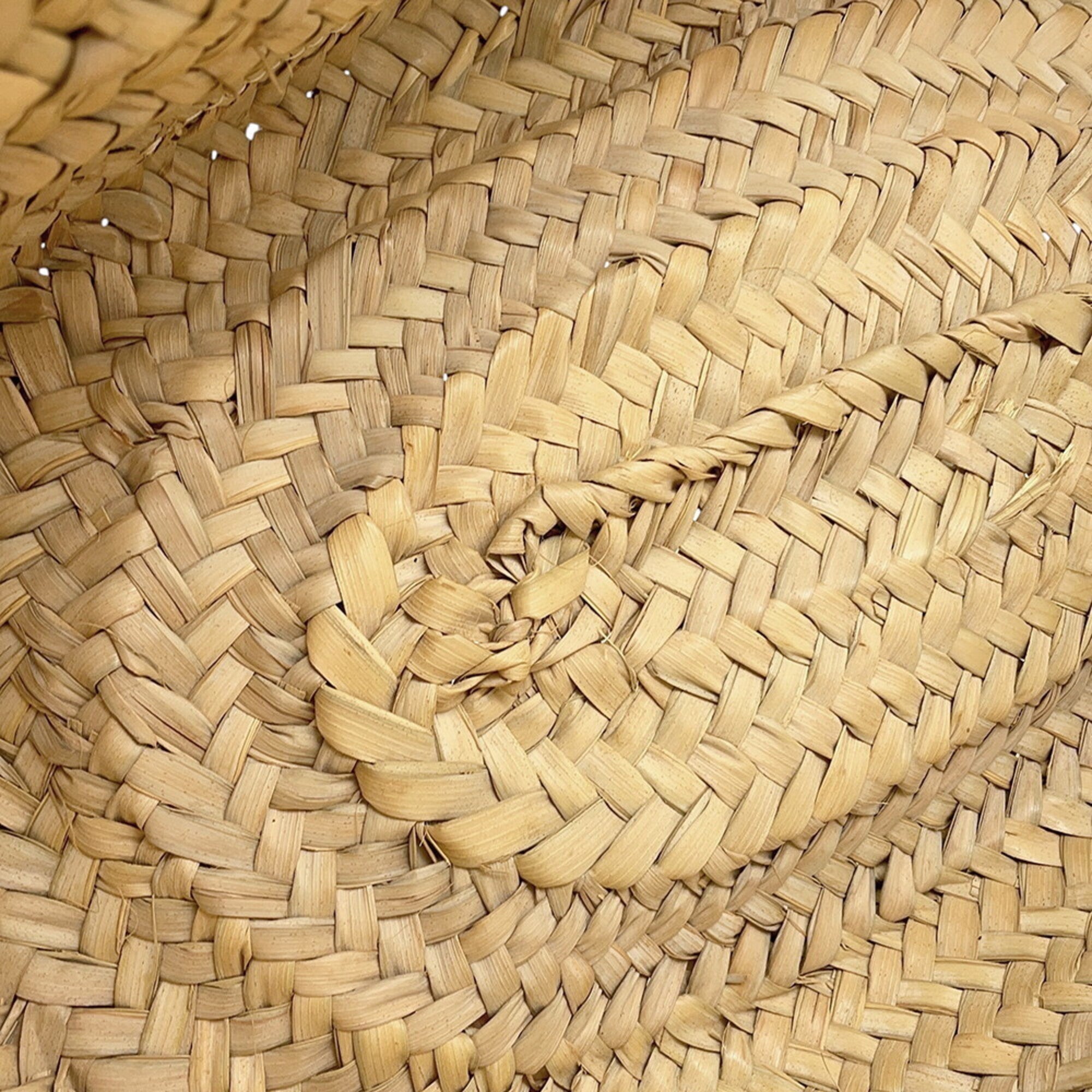 Loewe Black Raffia Leather Basket Handbag Tote Bag (Pre-Owned)