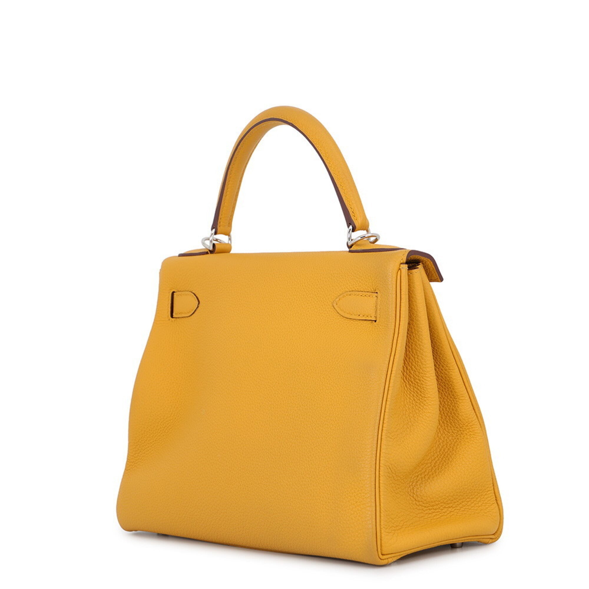 Hermes Yellow Togo Leather Handbag (Pre-Owned)