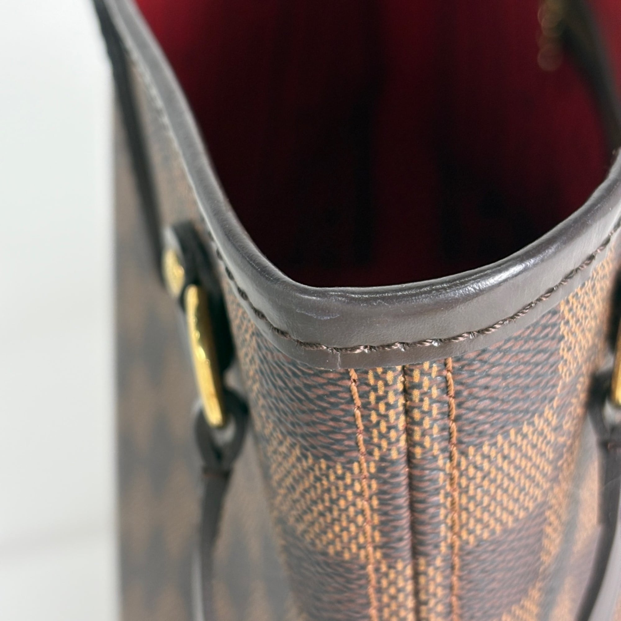 Louis Vuitton Brown Damier Canvas Damier Canvas Handbag (Pre-Owned)