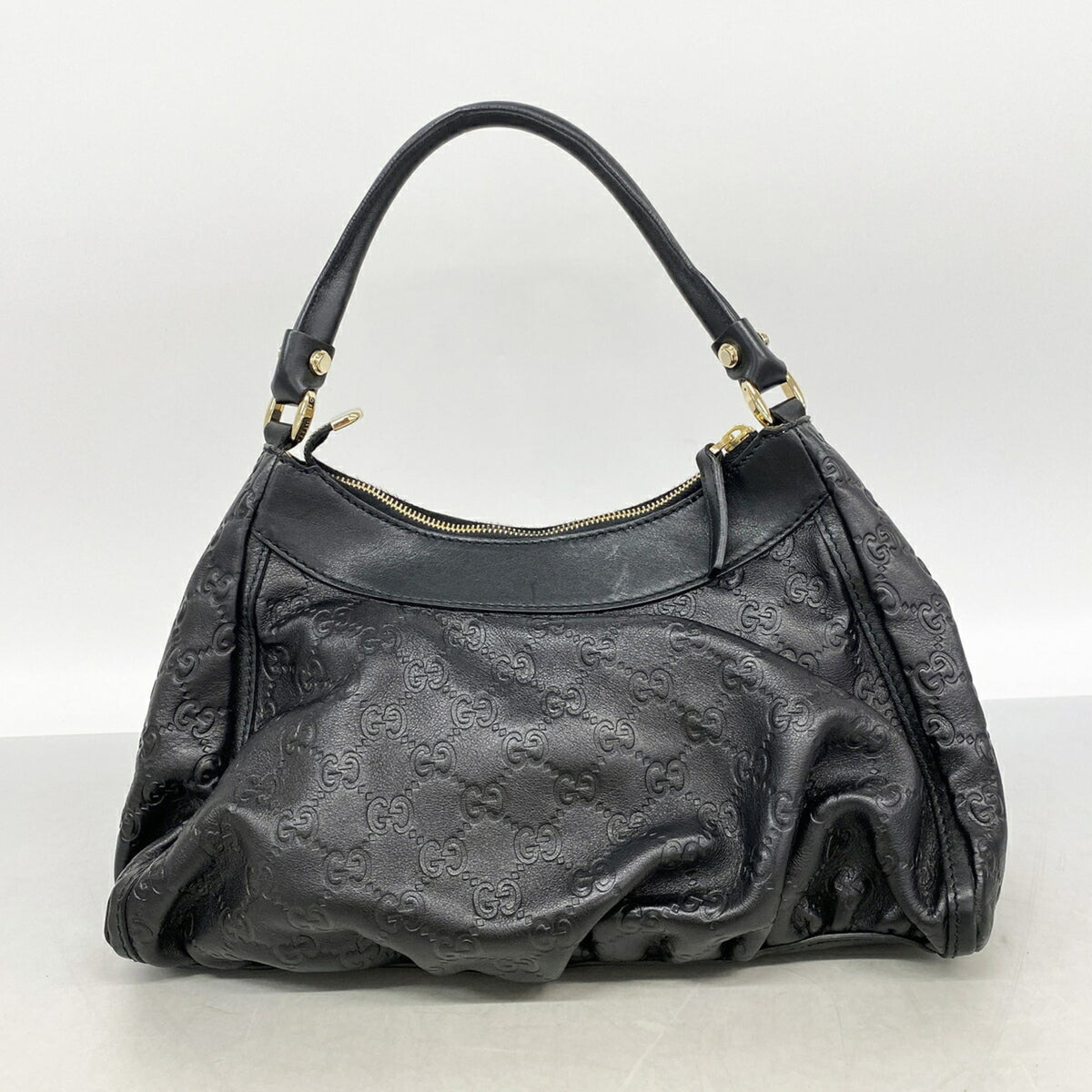 Gucci Black Leather Shoulder Bag (Pre-Owned)
