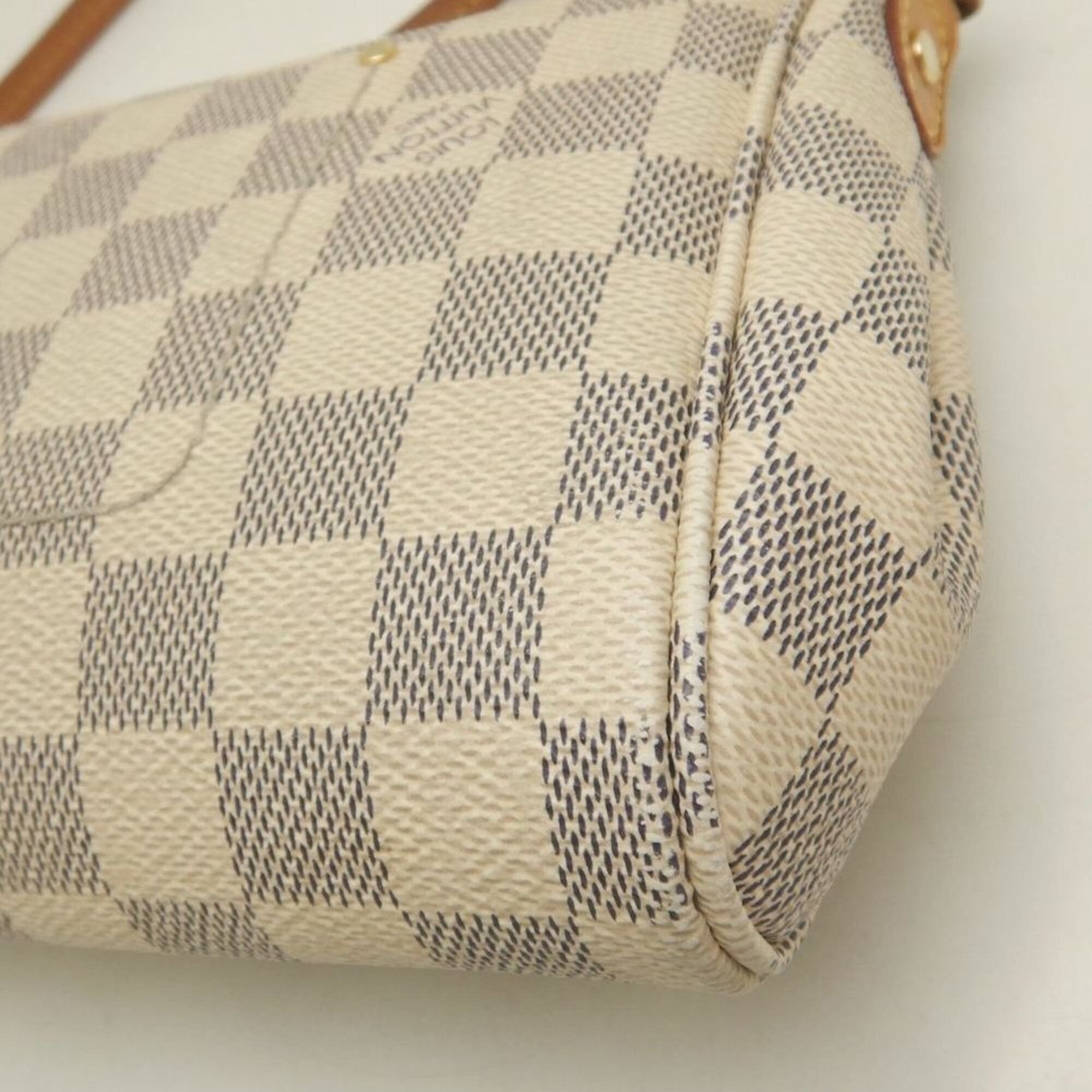 Louis Vuitton Damier Azur Azur Coated Canvas Shoulder Bag (Pre-Owned)