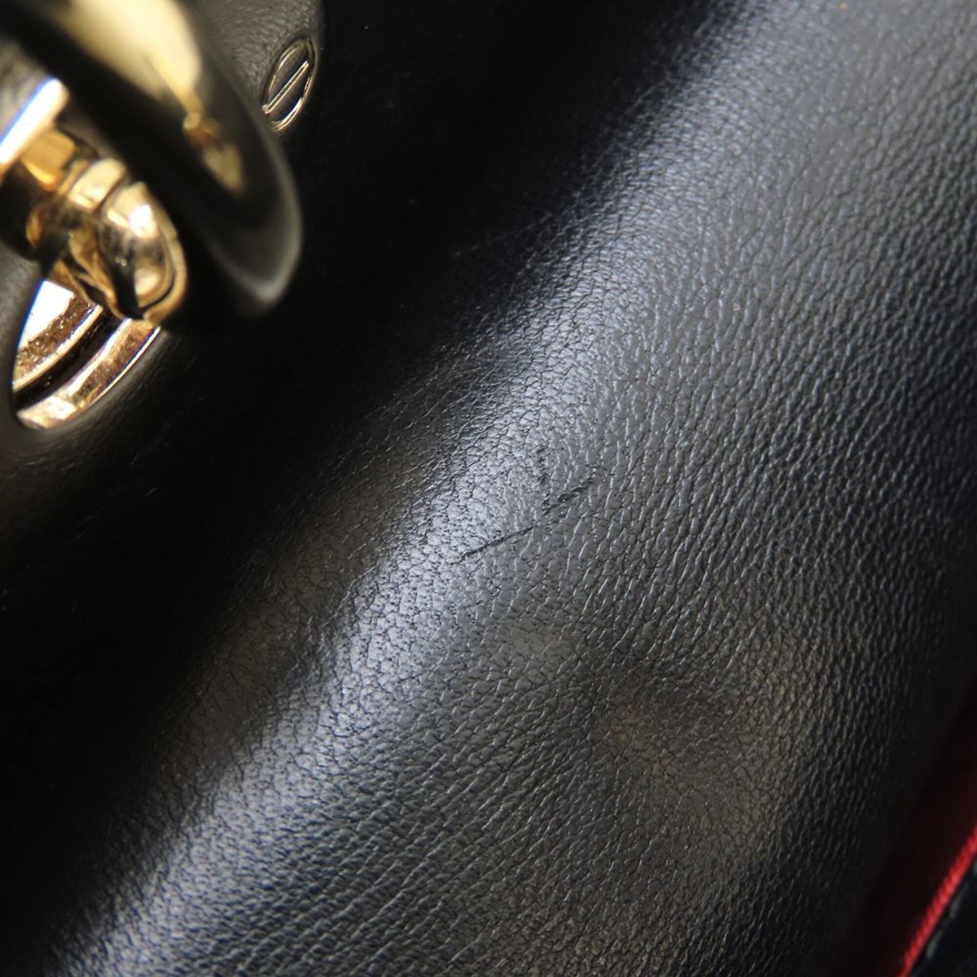 Christian Dior Black Leather Handbag (Pre-Owned)