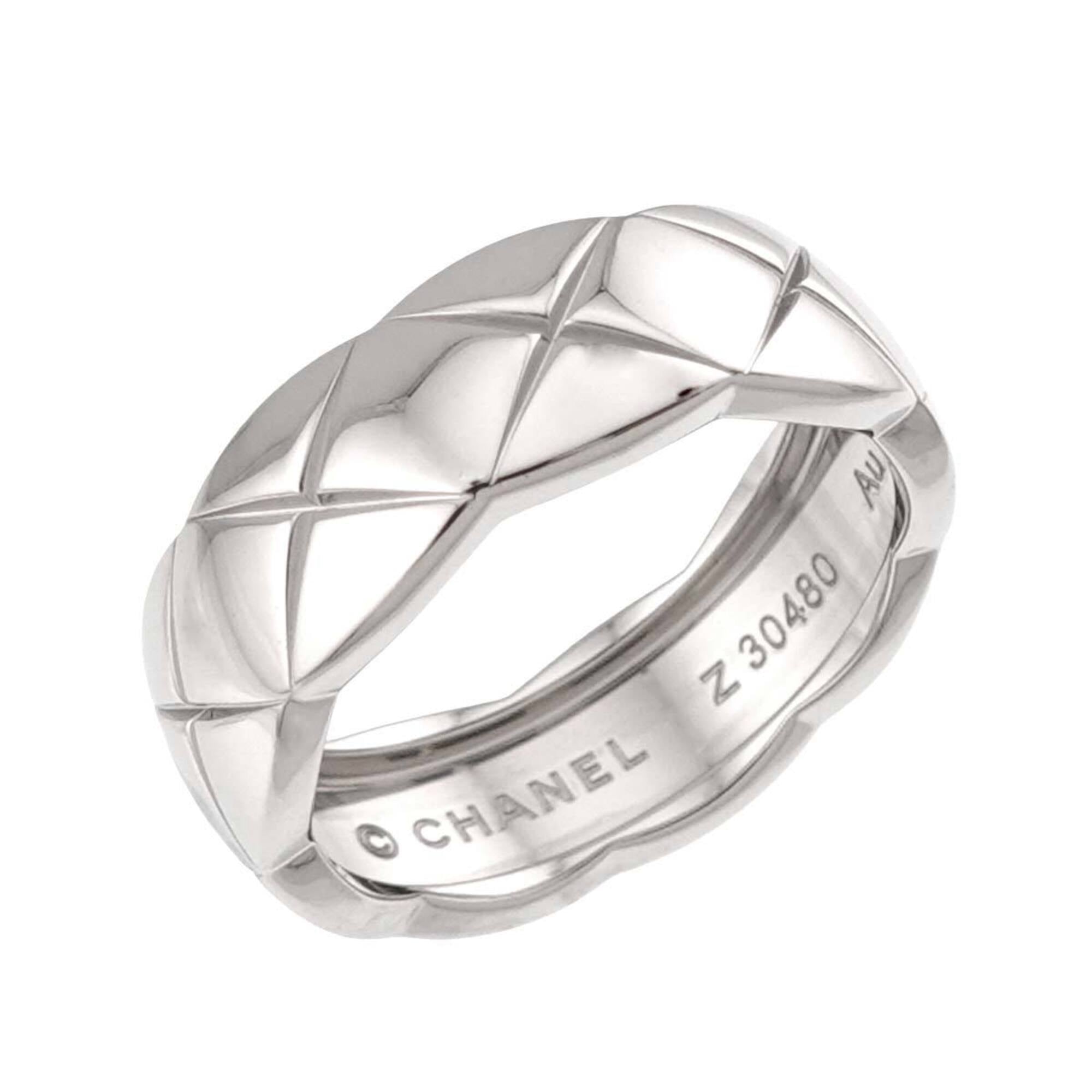 Chanel White Gold (18K) Band Ring (Pre-Owned)