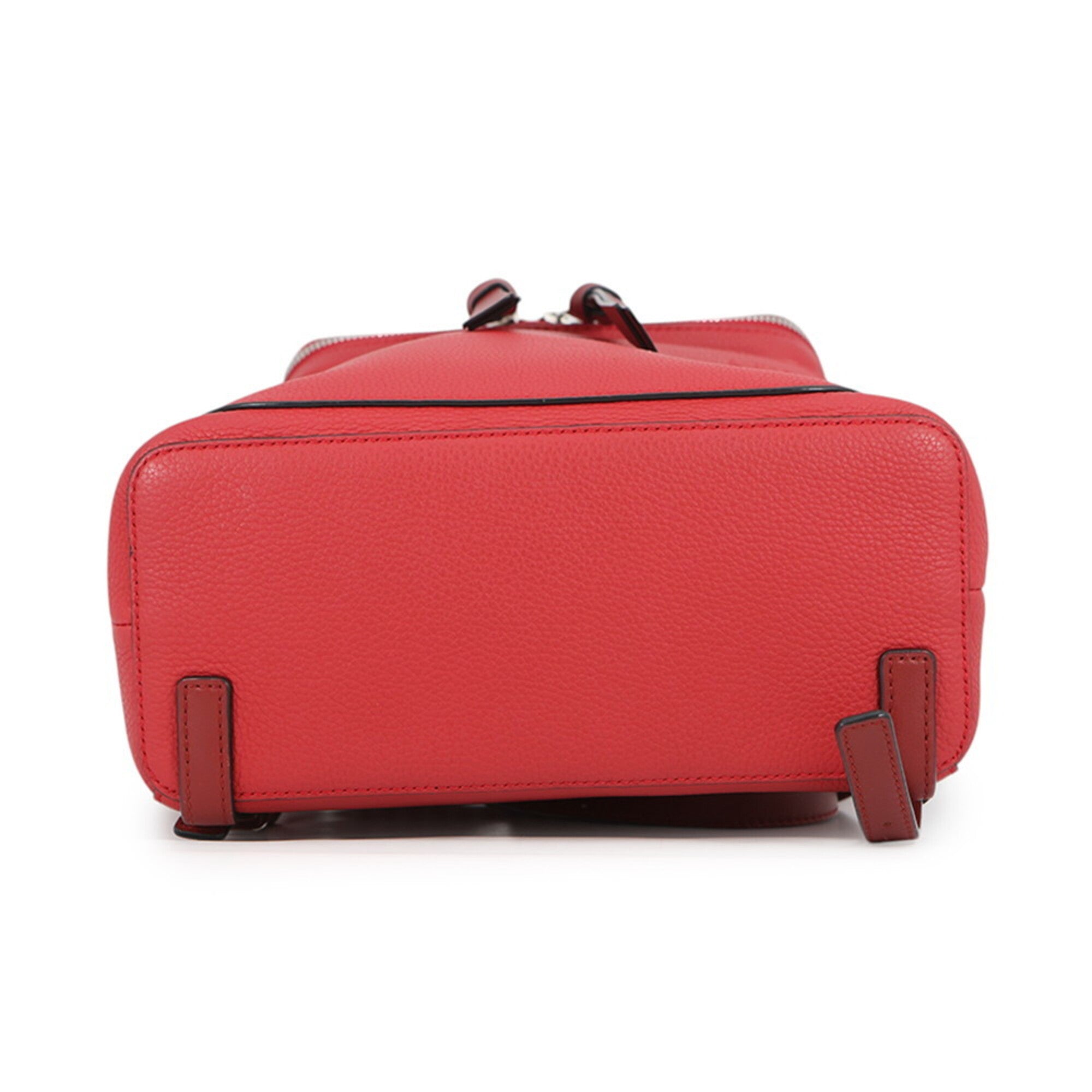 Loewe Red Color Leather Handbag (Pre-Owned)