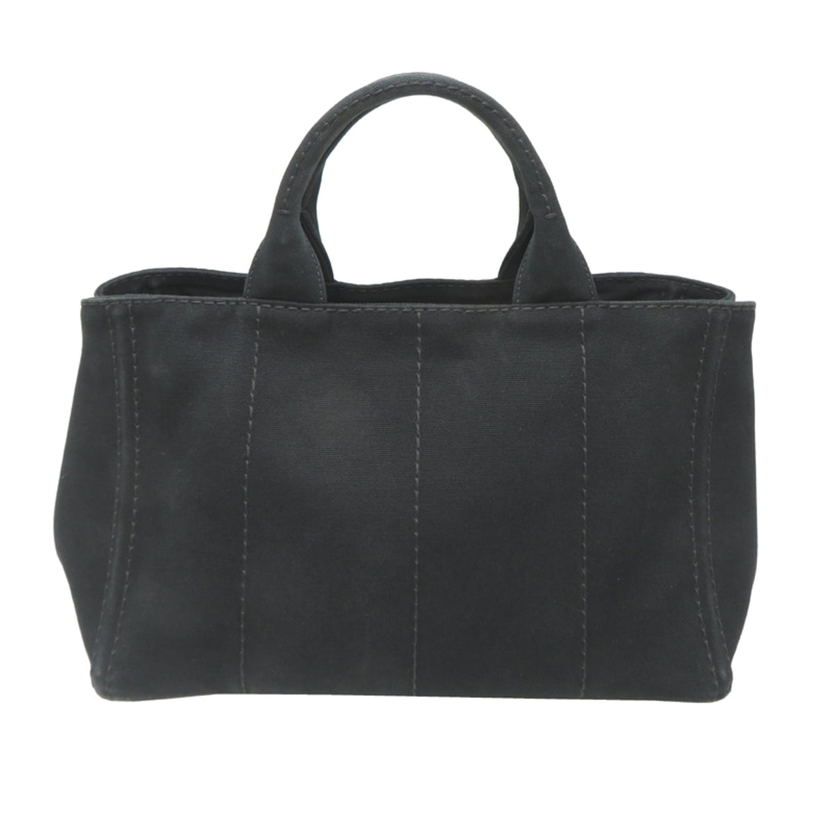 Prada Black Canvas Tote Bag (Pre-Owned)