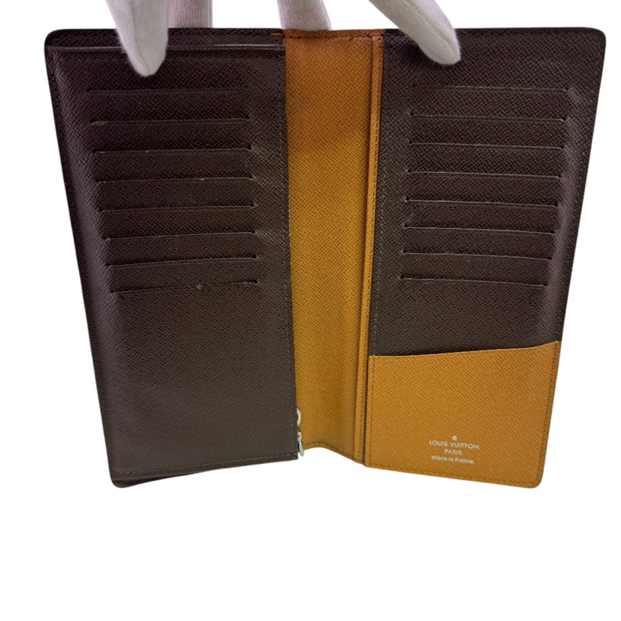 Louis Vuitton Epi Brown Leather Long Wallet (Bi-Fold) (Pre-Owned)