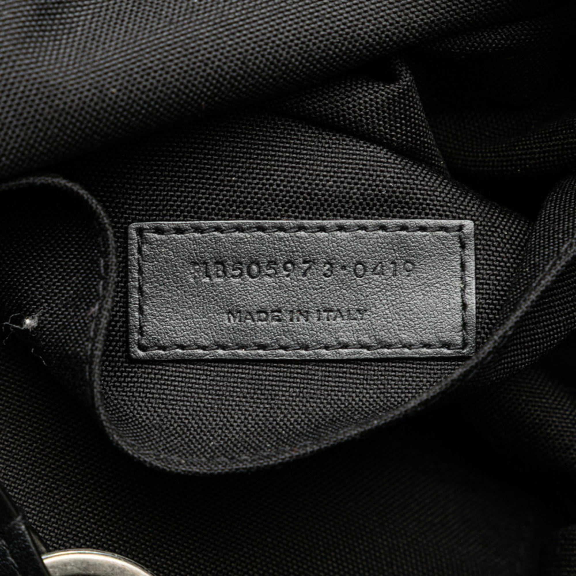 Saint Laurent Black Canvas Leather Fanny Pack (Pre-Owned)