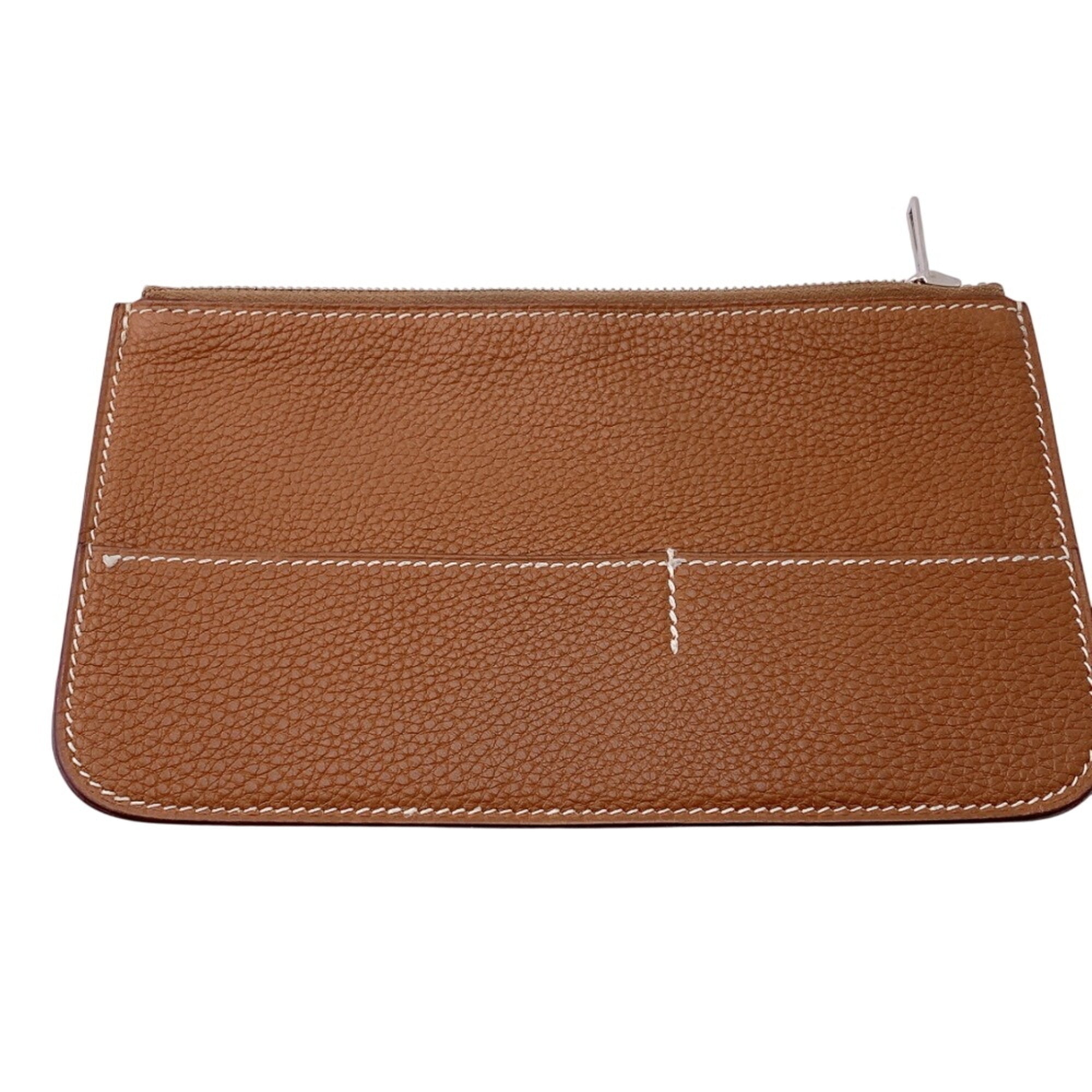 Hermes Bicolor Blue Brown Togo Leather (Pre-Owned)
