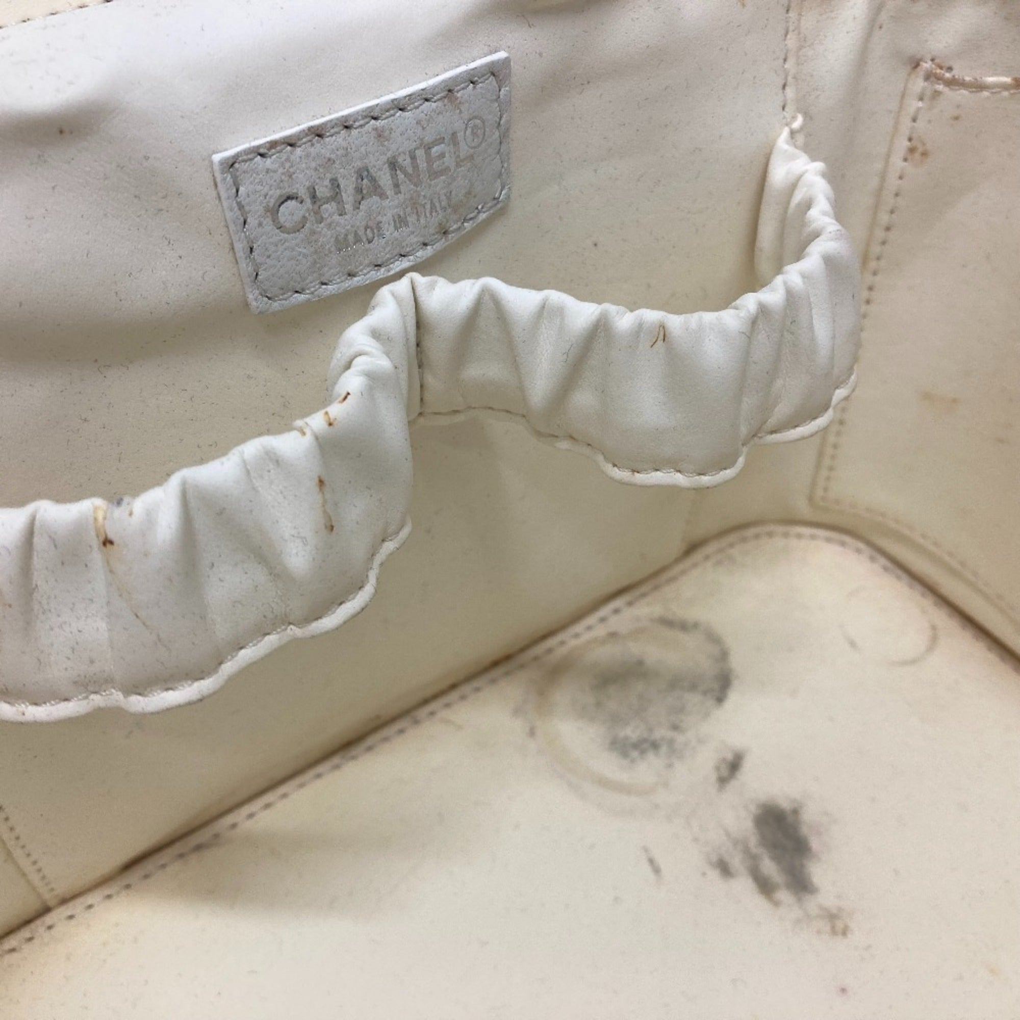 Chanel Black Cotton Handbag (Pre-Owned)