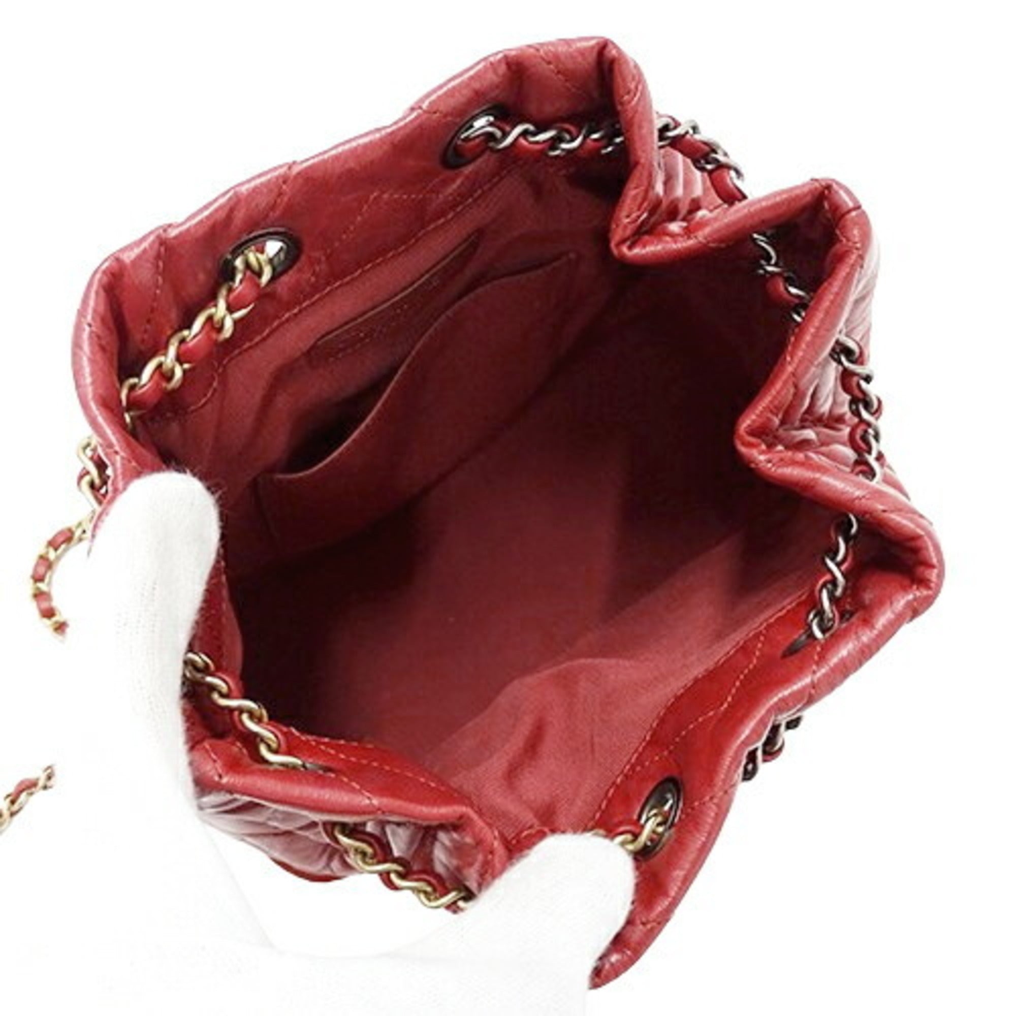 Chanel Gabriel Red Color Baguette Bag (Pre-Owned)