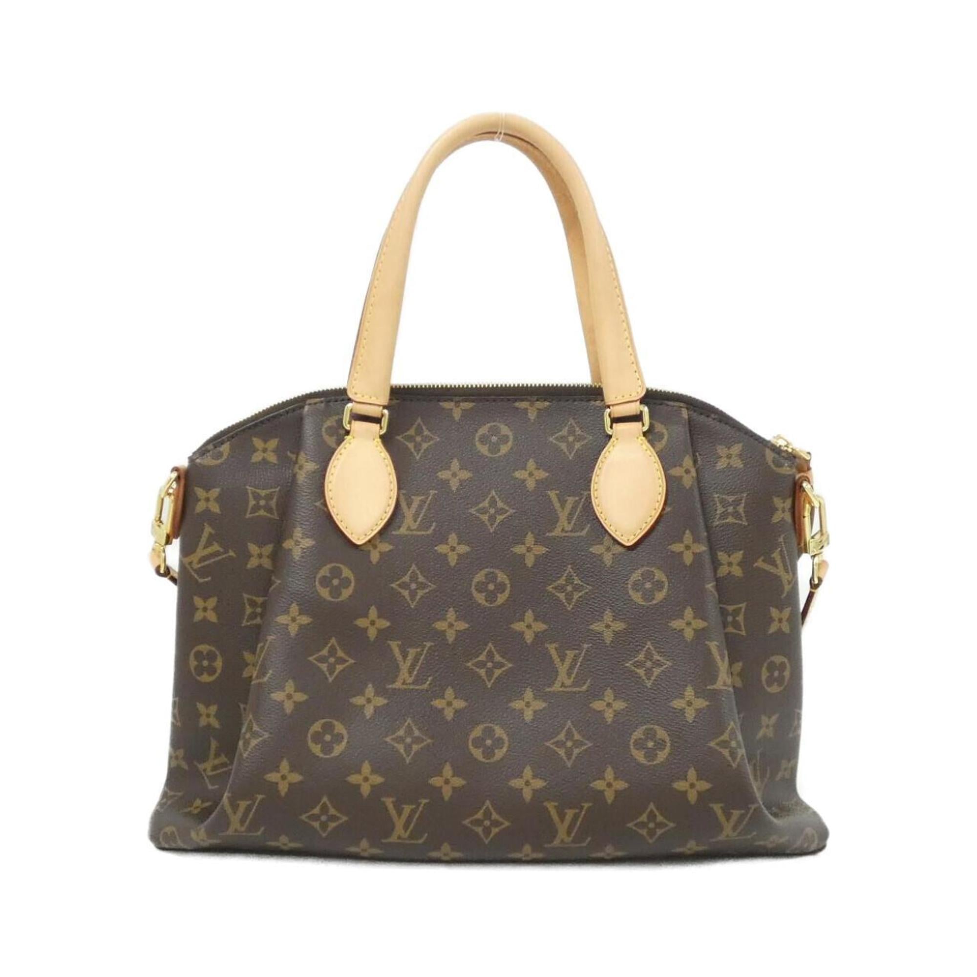 Louis Vuitton Monogram Marron Coated Canvas Handbag (Pre-Owned)