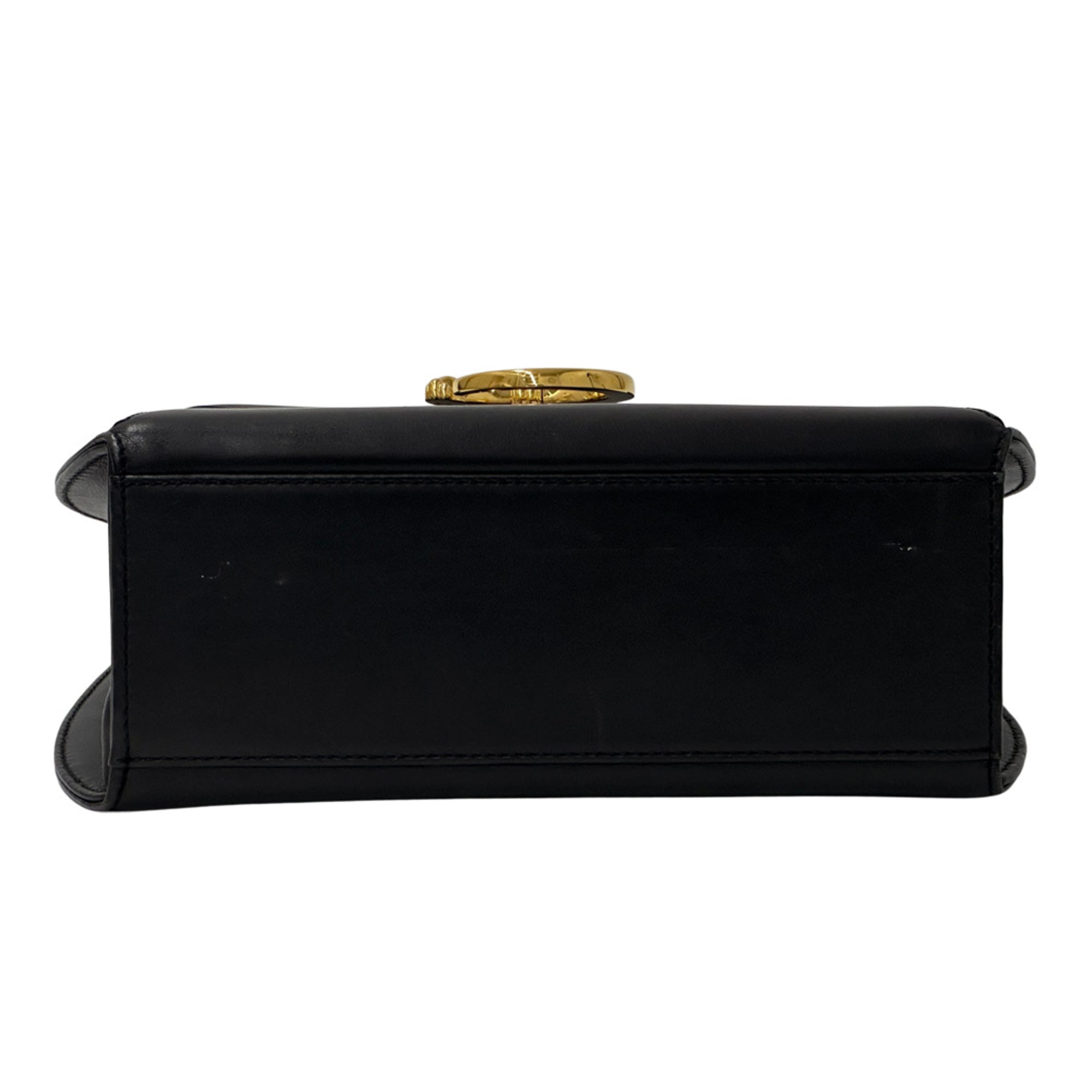 Cartier Black Leather Handbag Pouch (Pre-Owned)