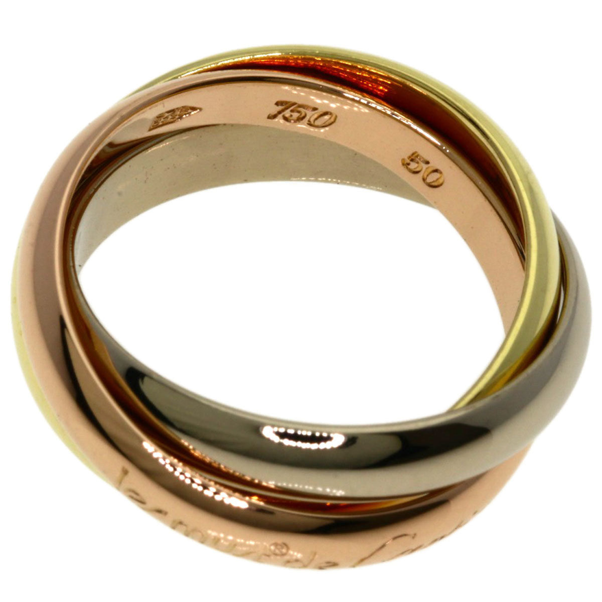 Cartier Yellow Gold (18K) Pink Gold (18K) White Gold (18K) Band Ring (Pre-Owned)