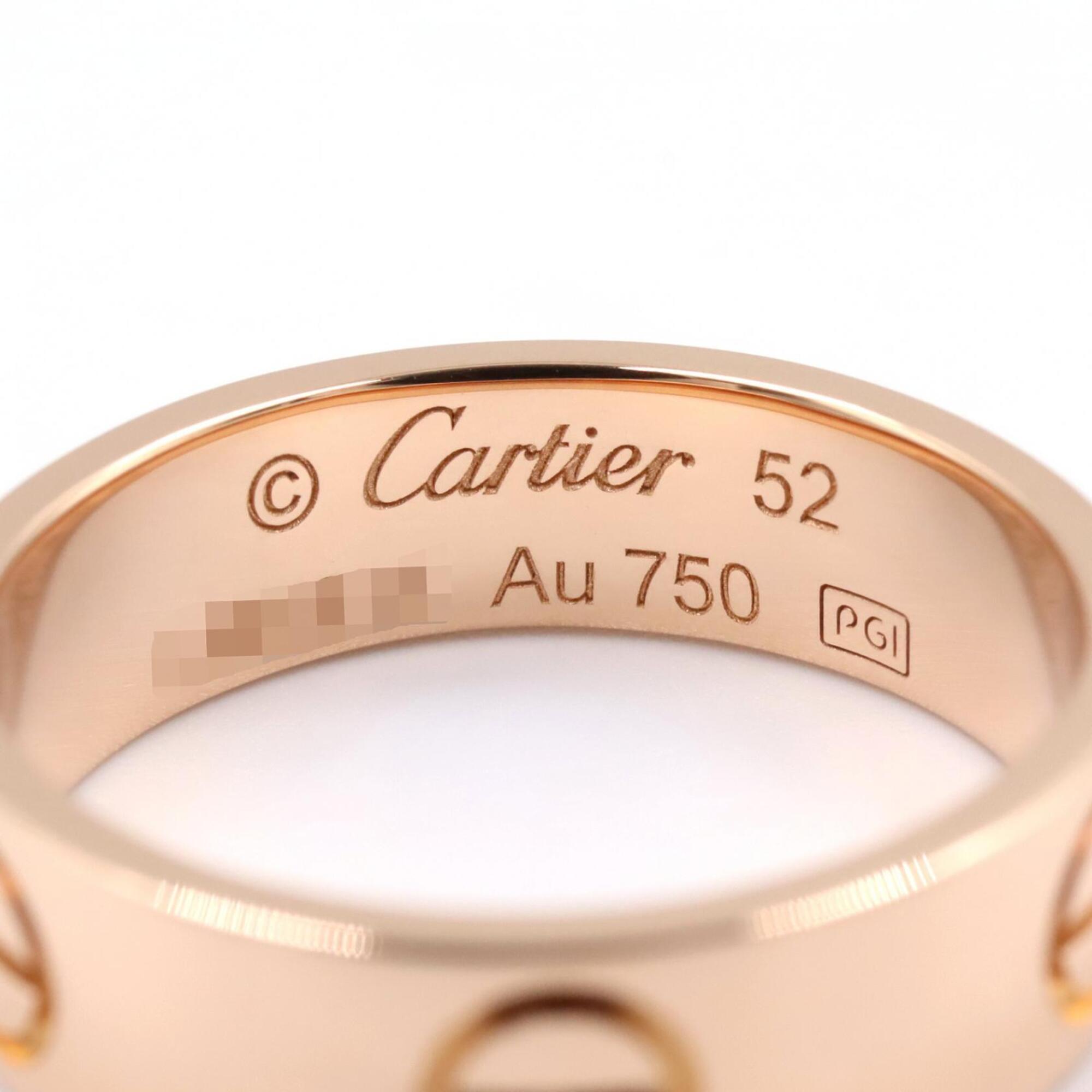 Cartier Gold Pink Gold (18K) Band Ring (Pre-Owned)