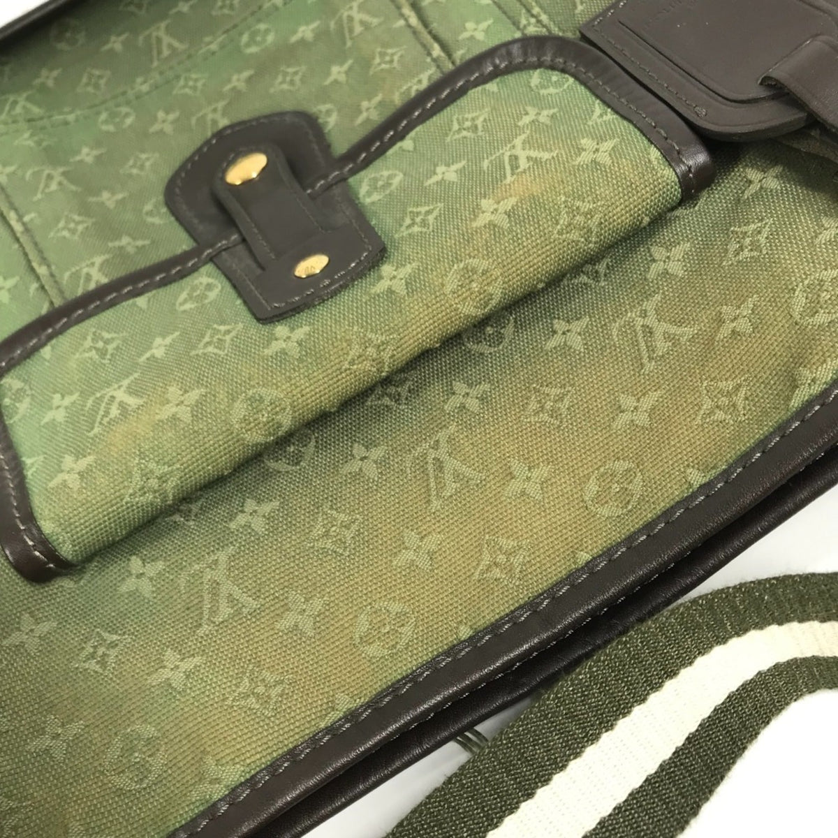 Louis Vuitton Khaki Monogram Mini Shoulder Bag (Pre-Owned)