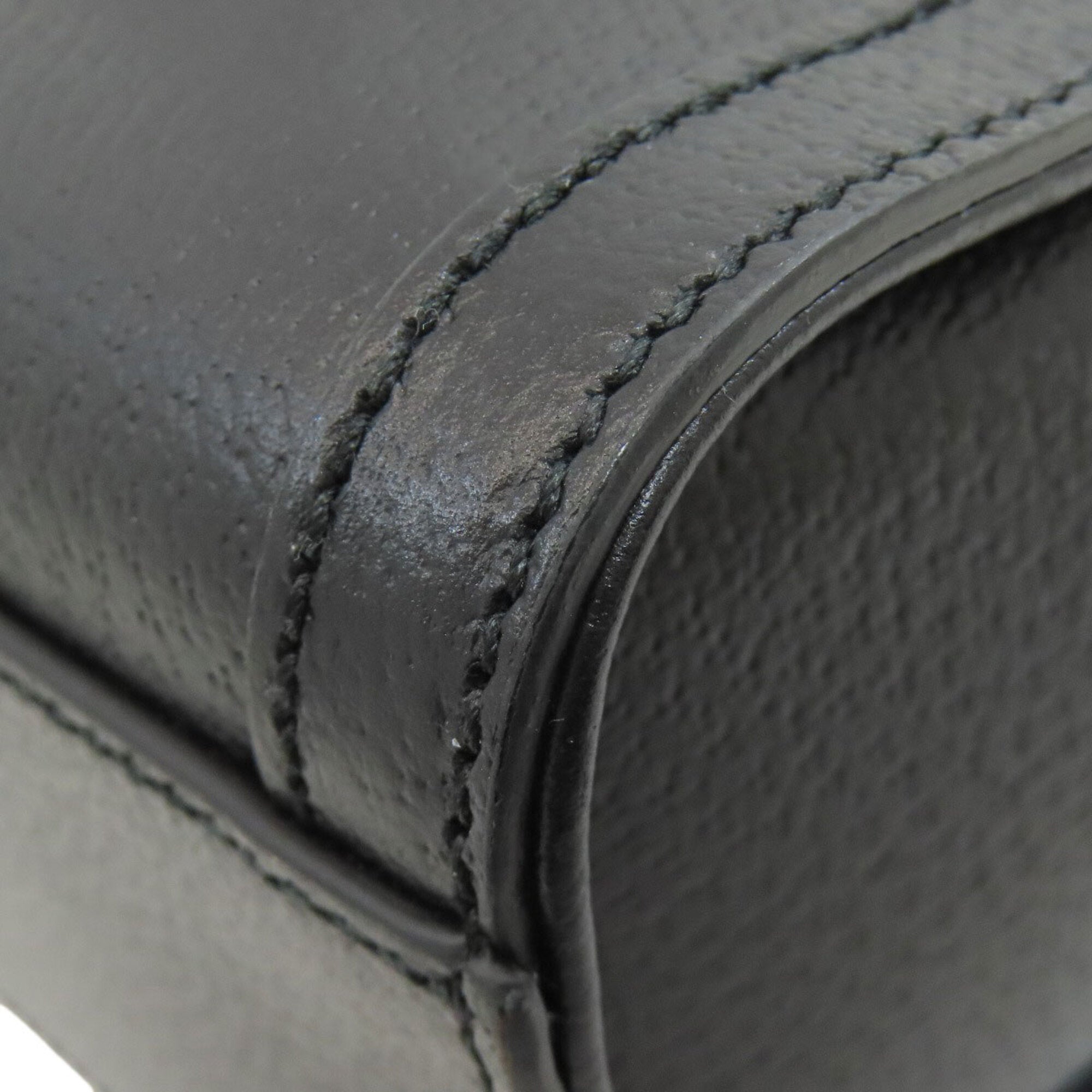 Gucci Black Leather Handbag (Pre-Owned)