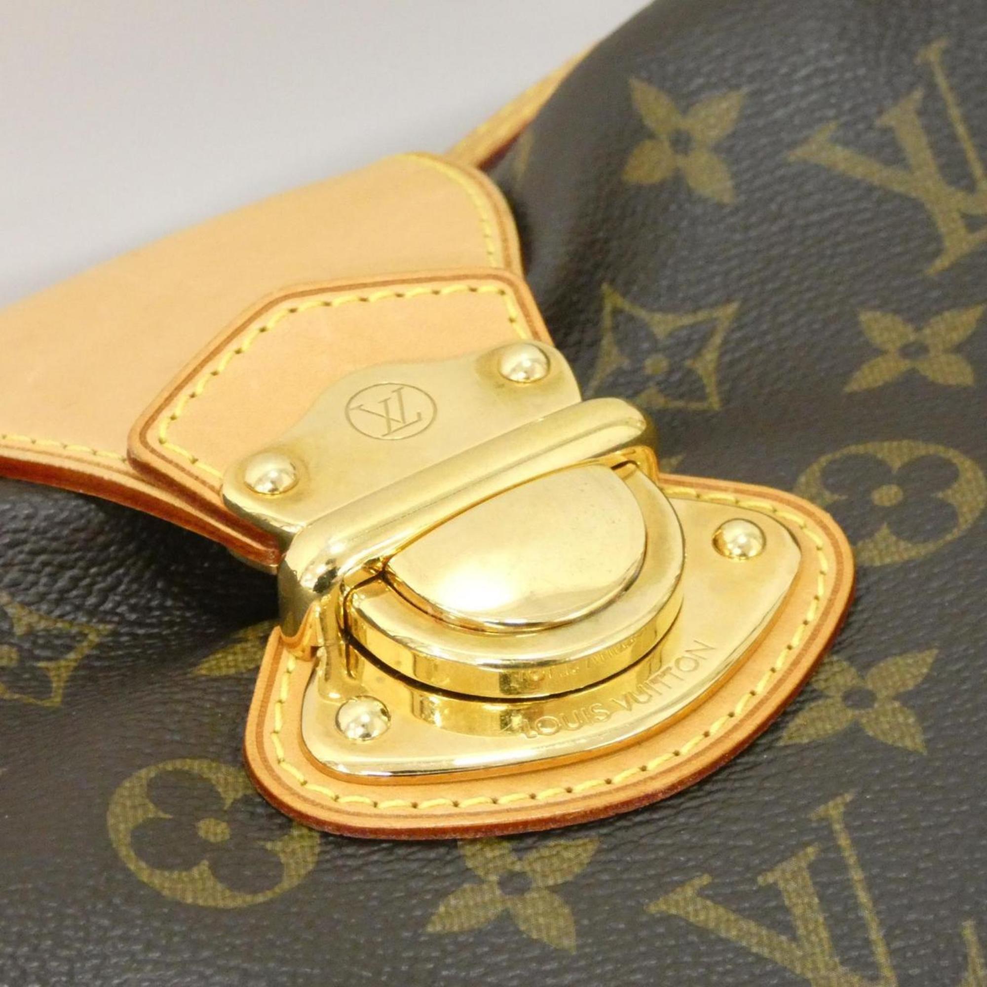 Louis Vuitton Marron Coated Canvas Shoulder Bag (Pre-Owned)