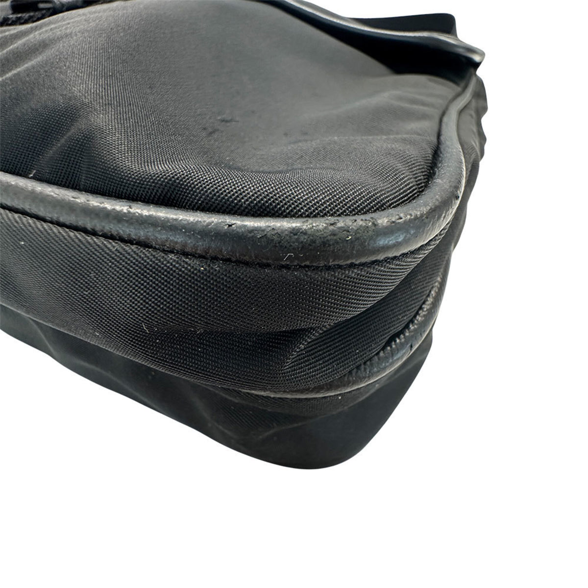 Prada Black Nylon Shoulder Bag (Pre-Owned)