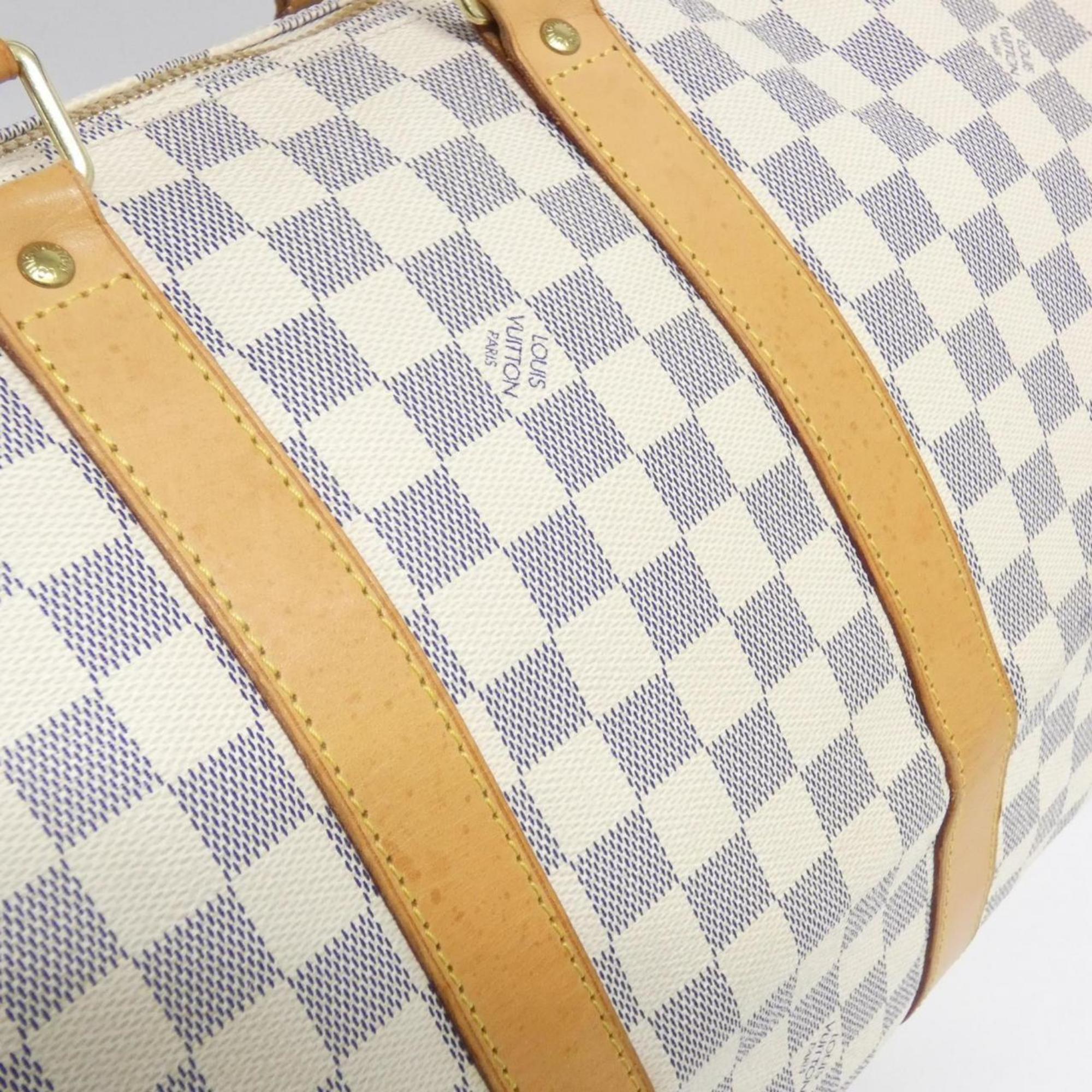 Louis Vuitton Azur Coated Canvas Boston Bag (Pre-Owned)