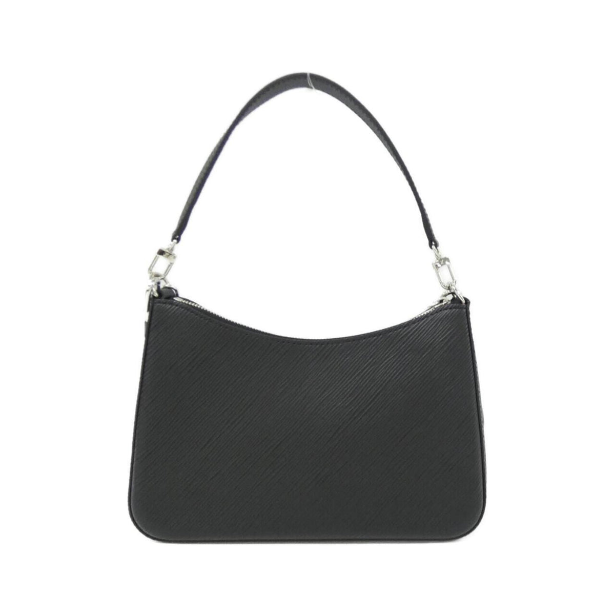 Louis Vuitton Black Leather Pouch Shoulder Bag (Pre-Owned)