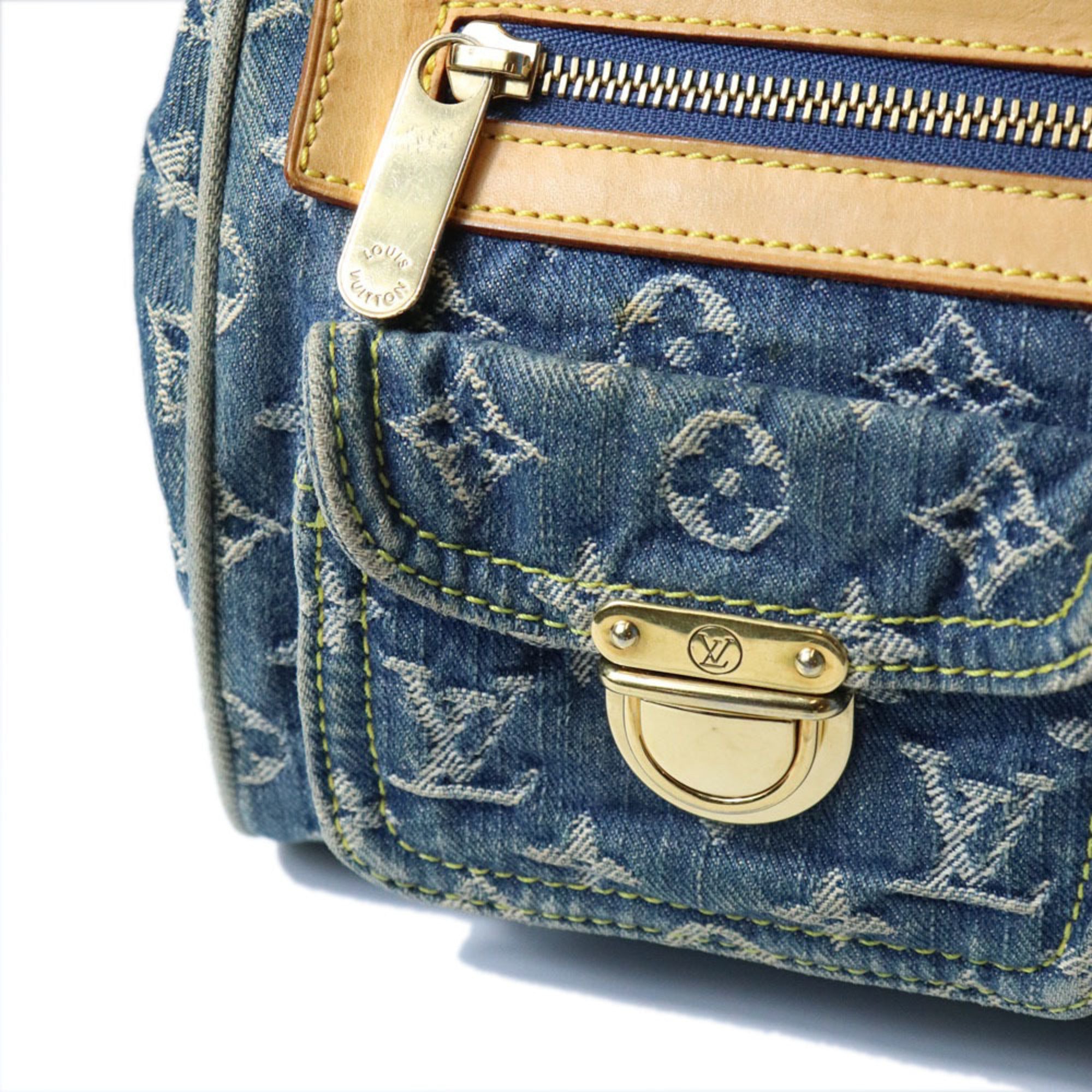 Louis Vuitton Blue Monogram Monogram Denim Handbag (Pre-Owned)