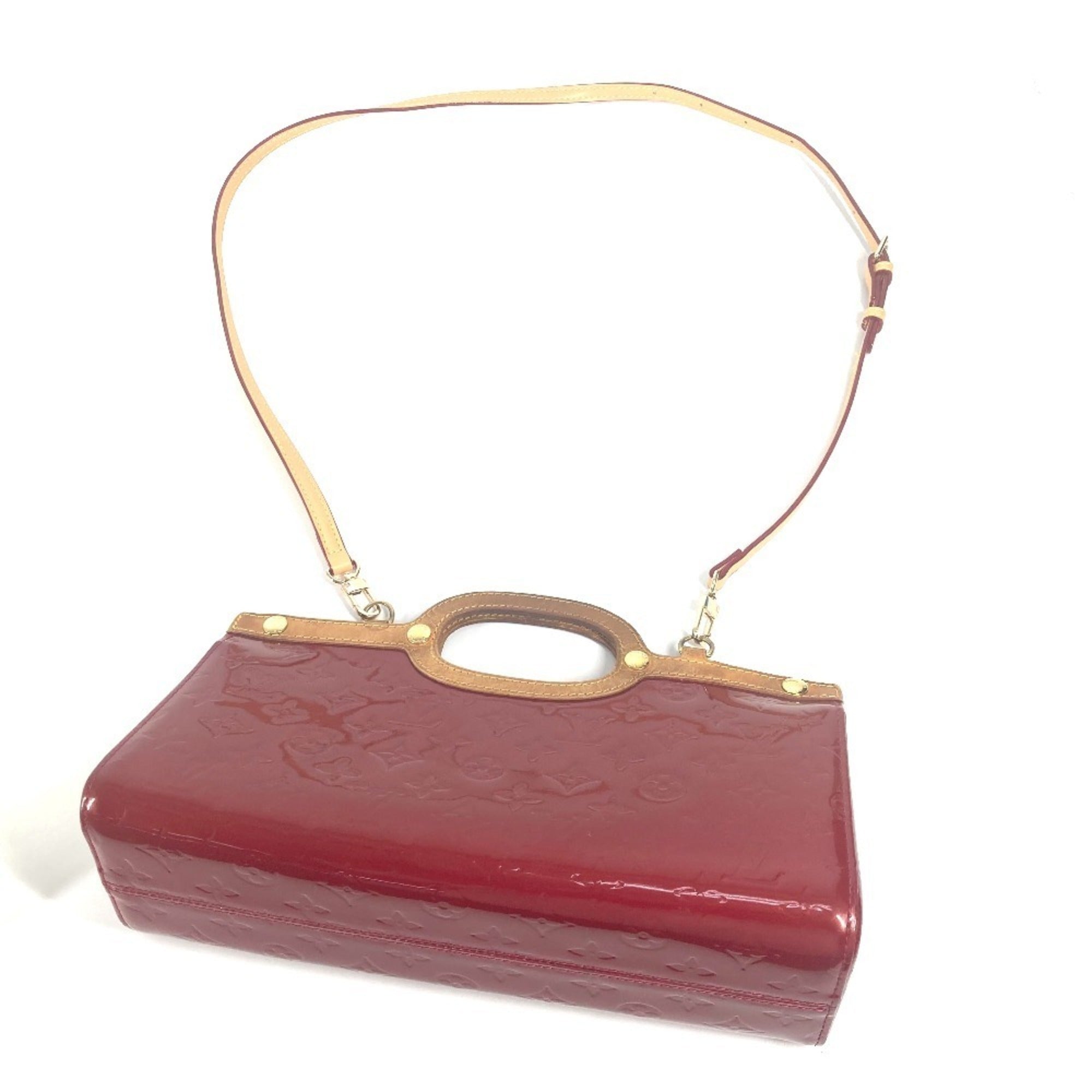 Louis Vuitton Monogram Vernis Red Color Monogram Vernis Handbag (Pre-Owned)
