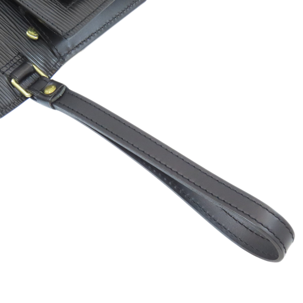 Louis Vuitton Noir Epi Leather Clutch Bag Pochette (Pre-Owned)