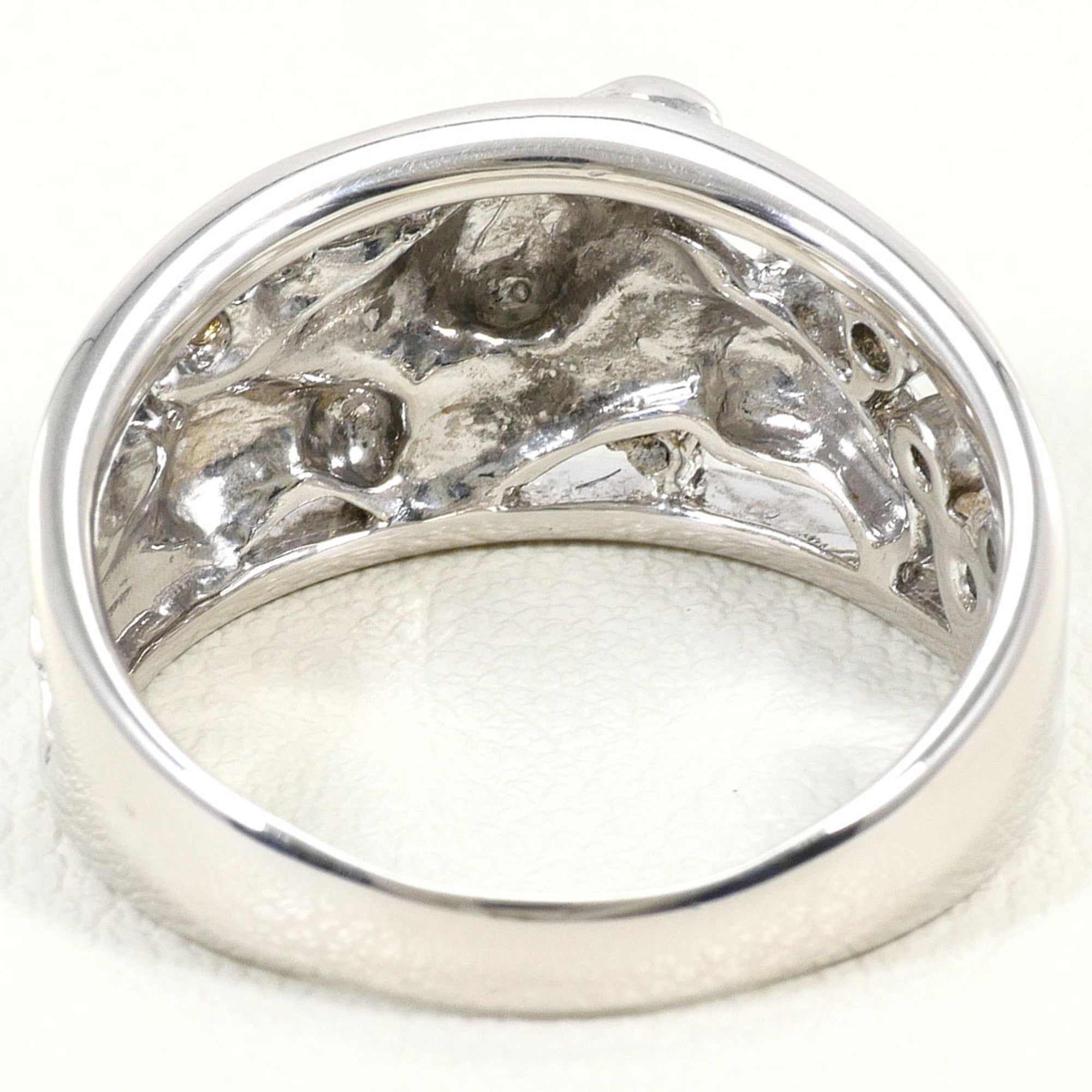 Unbranded White Gold Yellow White Gold (18K) Band Ring (Pre-Owned)