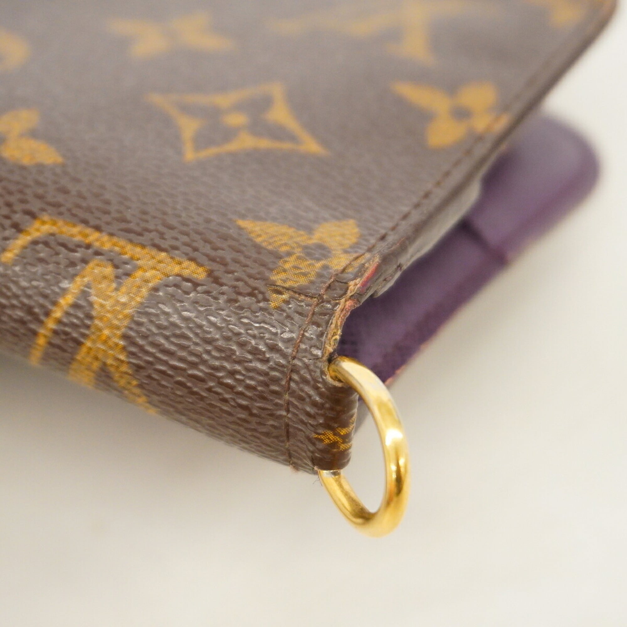 Louis Vuitton Violet Long Wallet (Bi-Fold) (Pre-Owned)