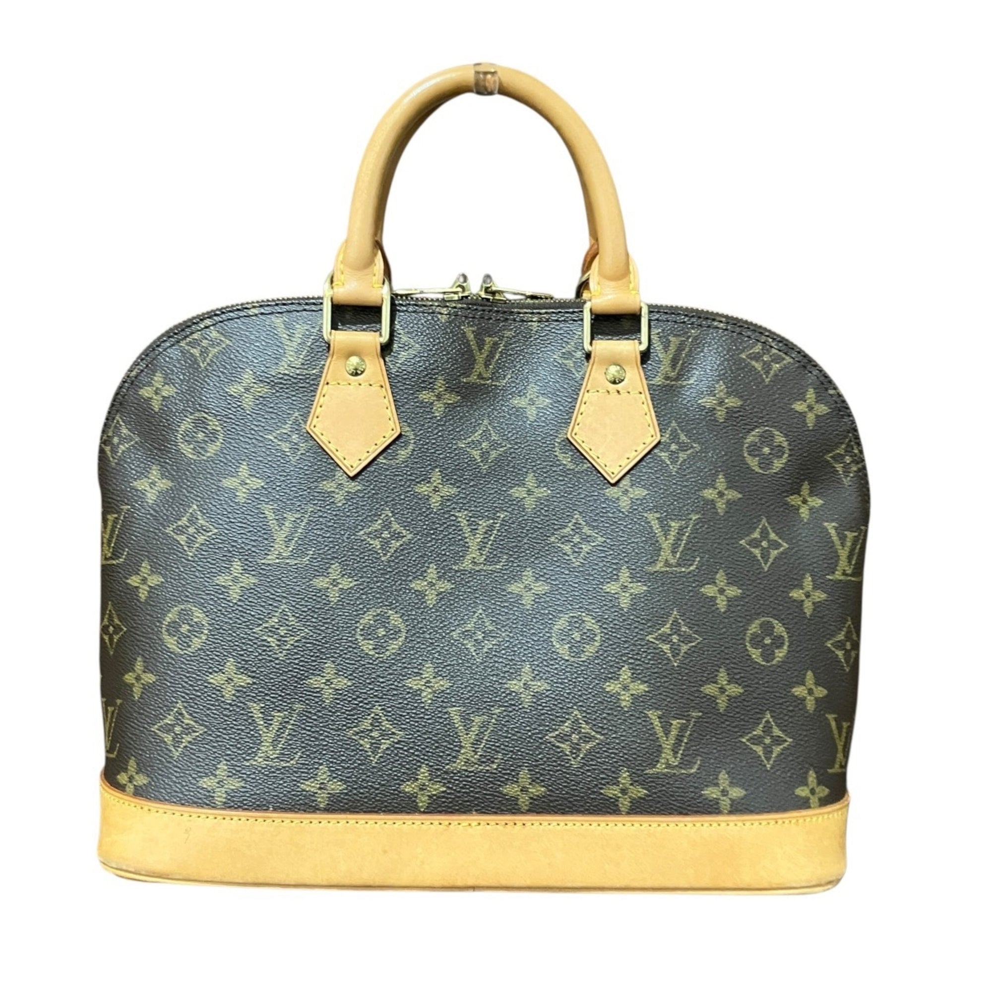Louis Vuitton Brown Coated Canvas Handbag (Pre-Owned)