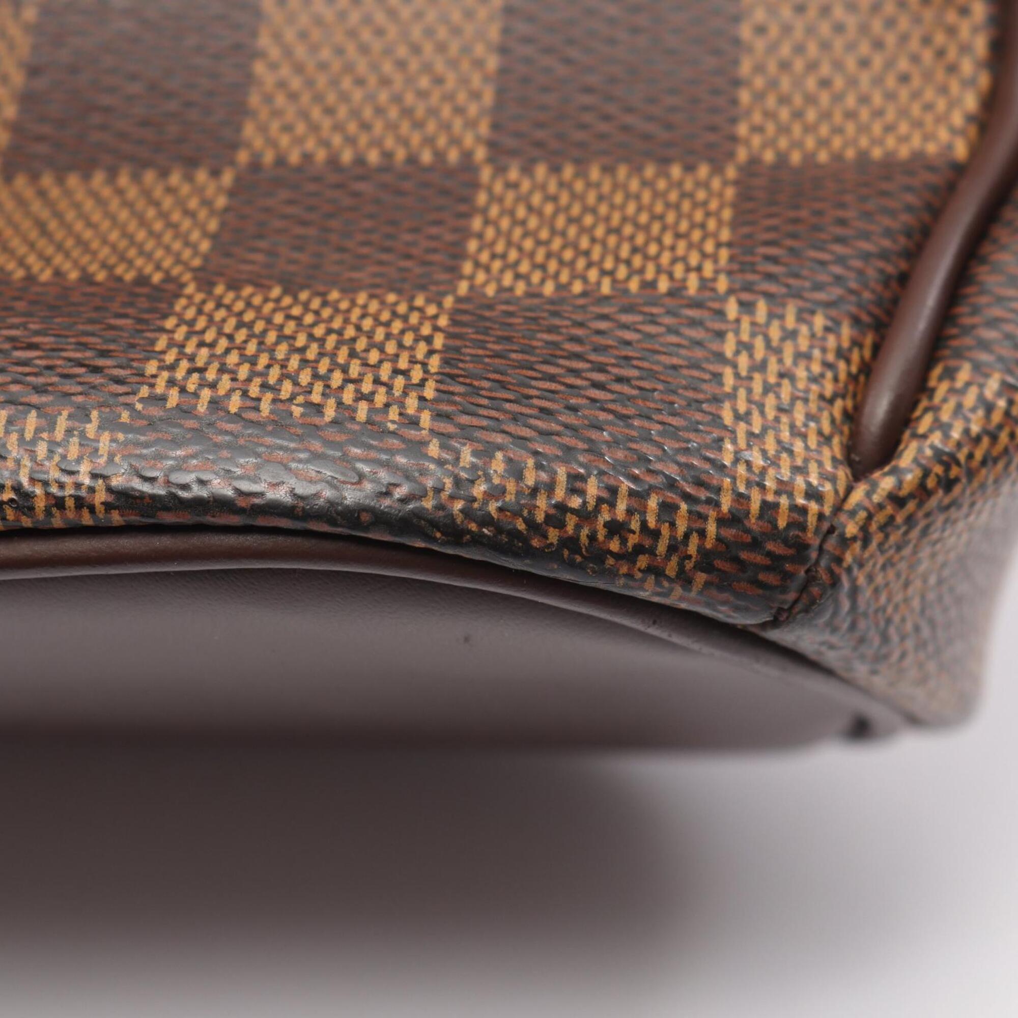 Louis Vuitton Brown Coated Canvas Leather Handbag (Pre-Owned)