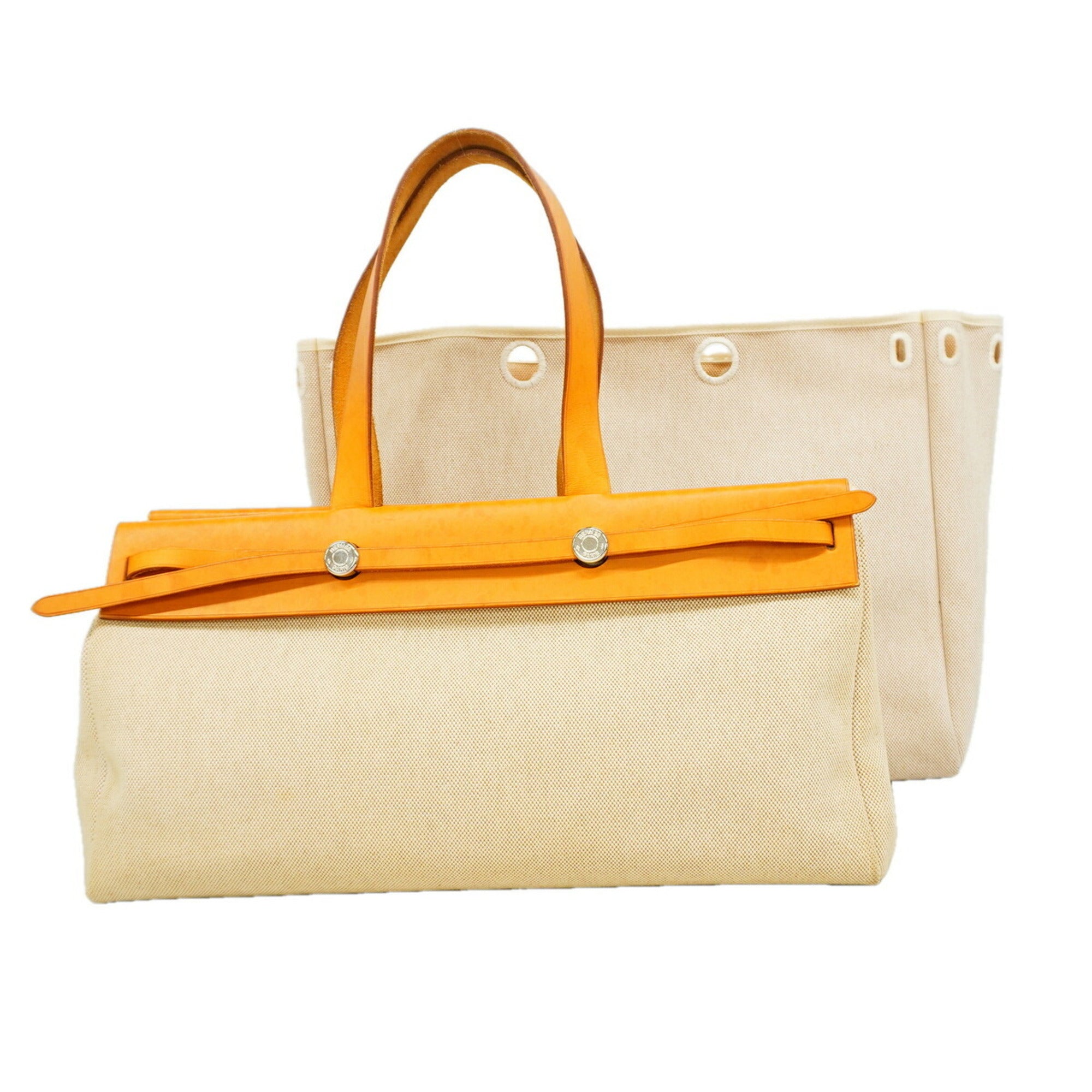 Hermes Natural Toile H Tote Bag (Pre-Owned)