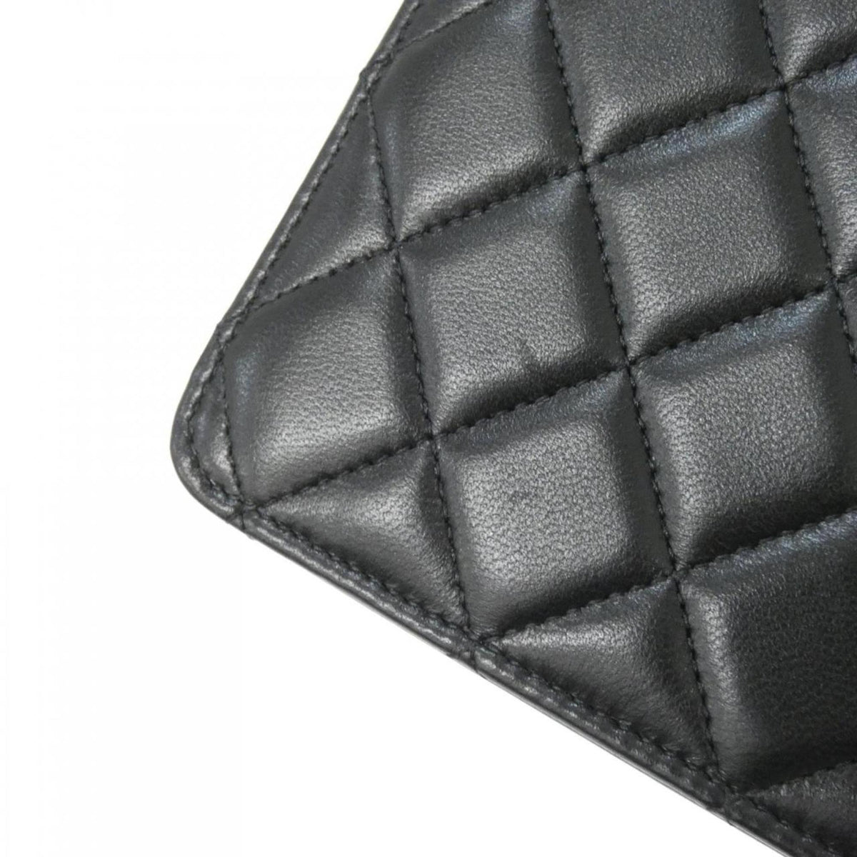 Chanel Black Leather Handbag Pouch (Pre-Owned)