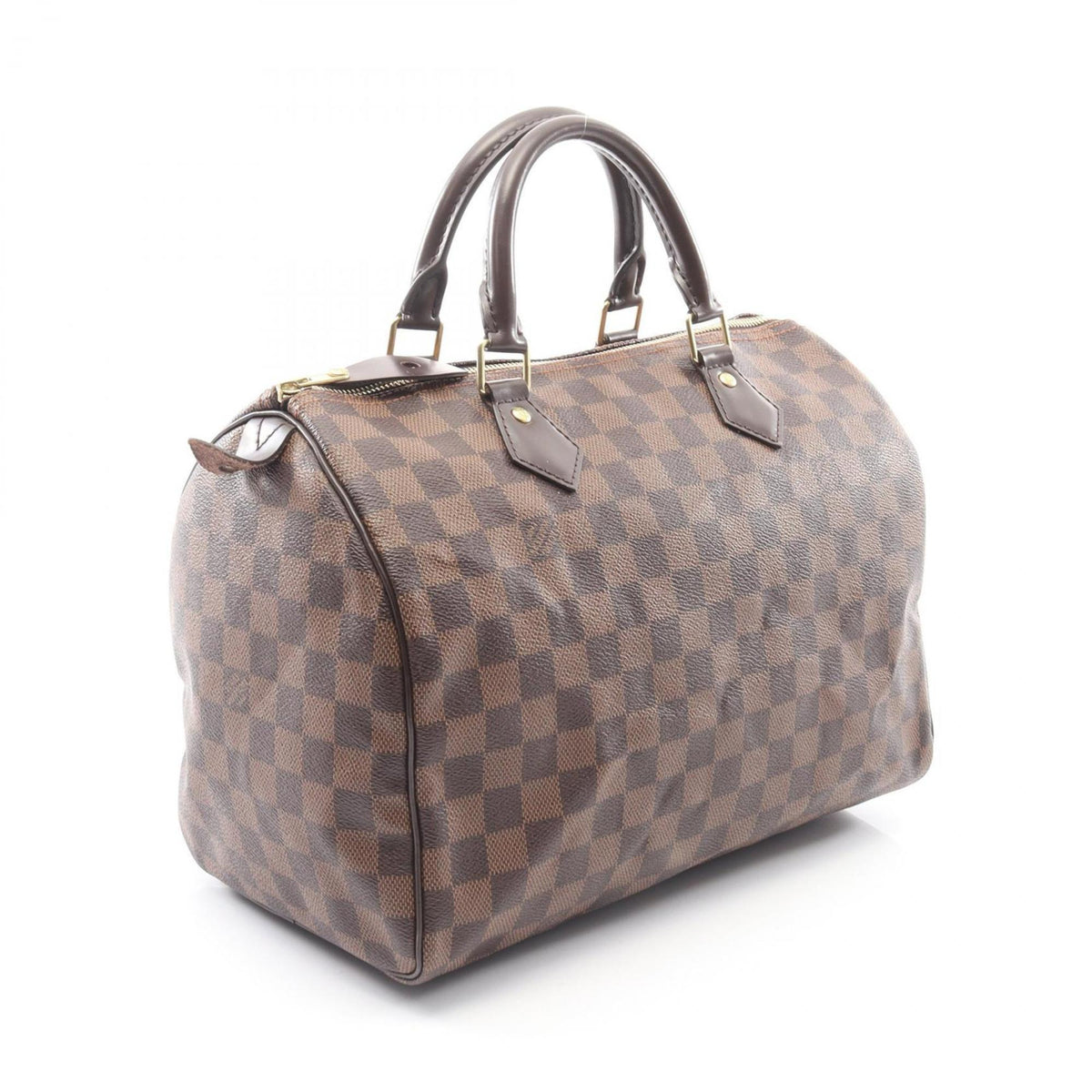 Louis Vuitton Brown Ebene Coated Canvas Leather Handbag (Pre-Owned)