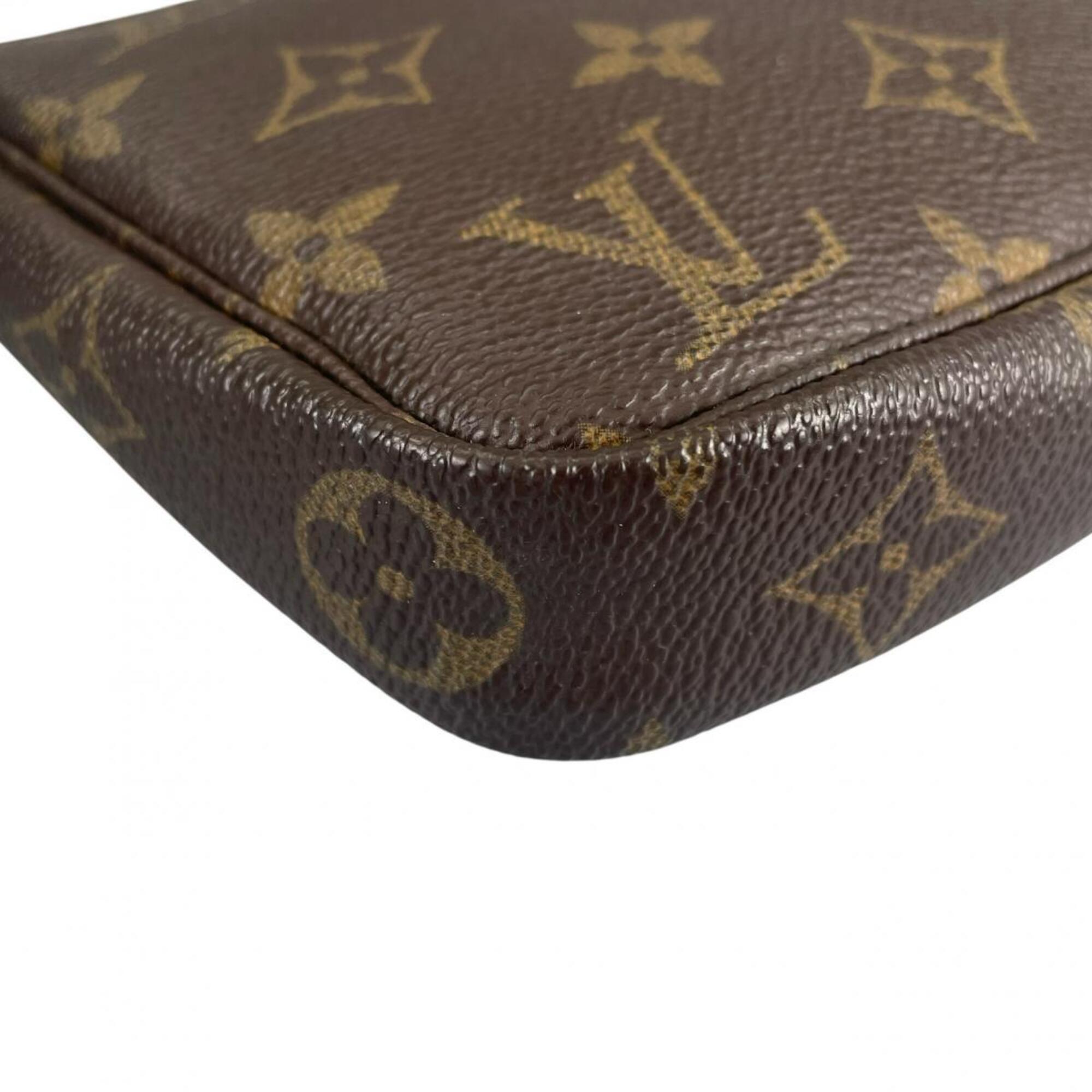 Louis Vuitton Brown Galle Monogram Or Monogram Handbag Pochette (Pre-Owned)