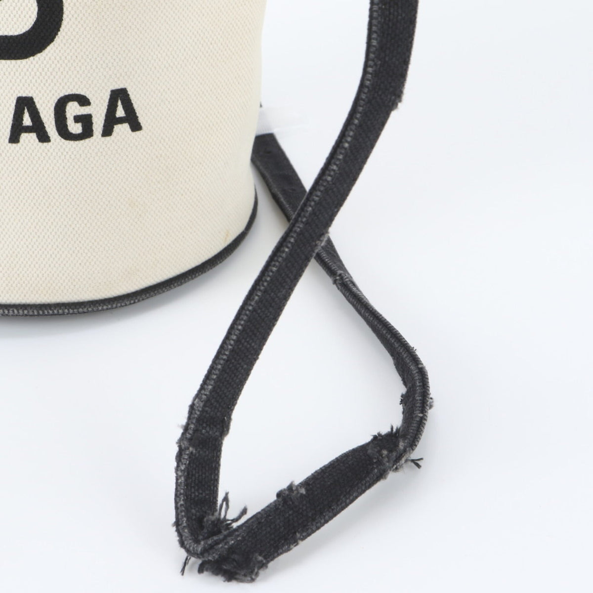 Balenciaga Black White Crossbody Bag Handbag Shoulder Bag Tote Bag (Pre-Owned)