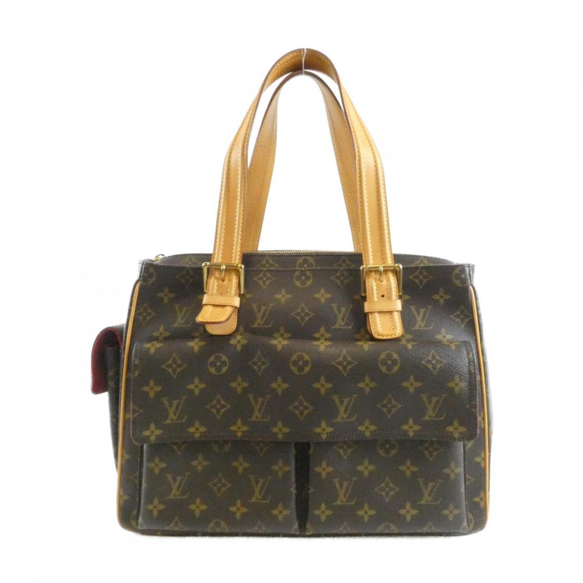 Louis Vuitton Marron Coated Canvas Handbag (Pre-Owned)