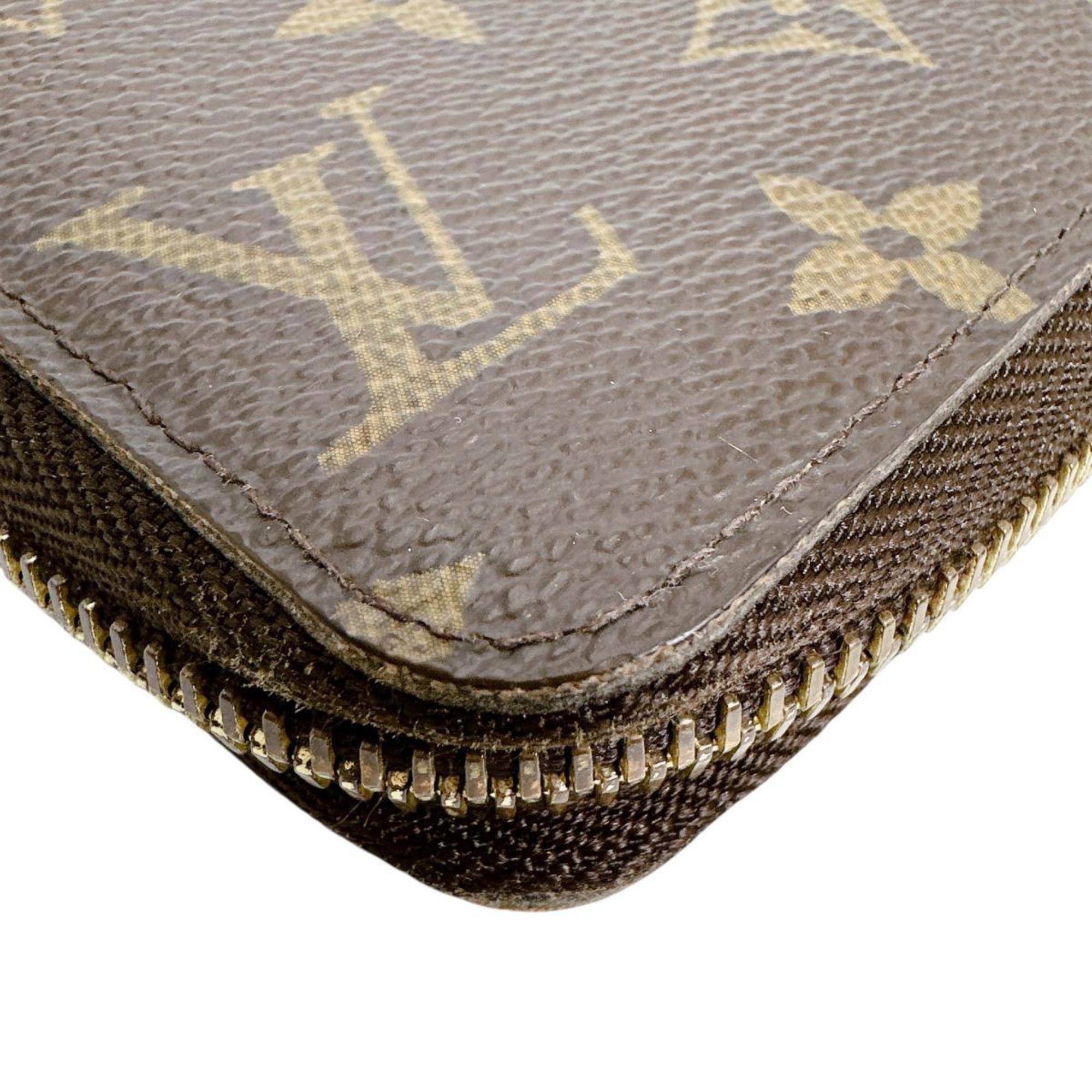 Louis Vuitton Brown Monogram Long Wallet (Bi-Fold) (Pre-Owned)