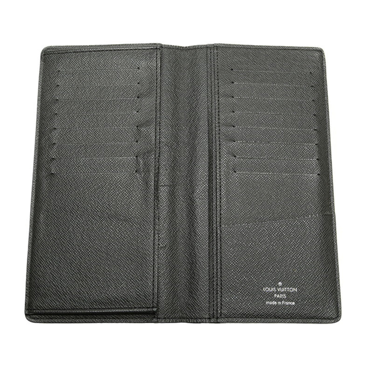 Louis Vuitton Taiga Black Noir Taiga Leather Coin Purse/Coin Case (Pre-Owned)