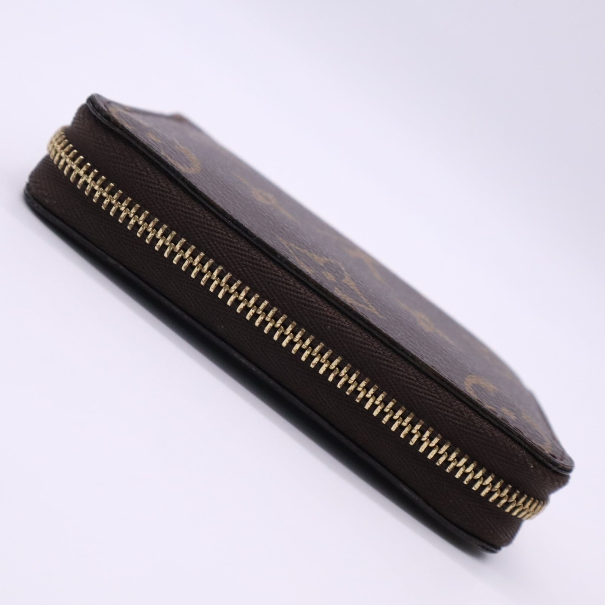 Louis Vuitton Monogram Beige Brown Monogram Monogram Leather Coin Purse/Coin Case (Pre-Owned)