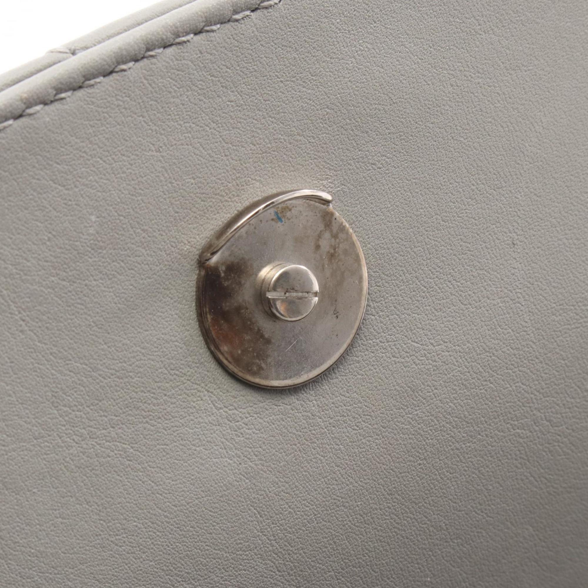 Balenciaga Gray Leather Shoulder Bag (Pre-Owned)