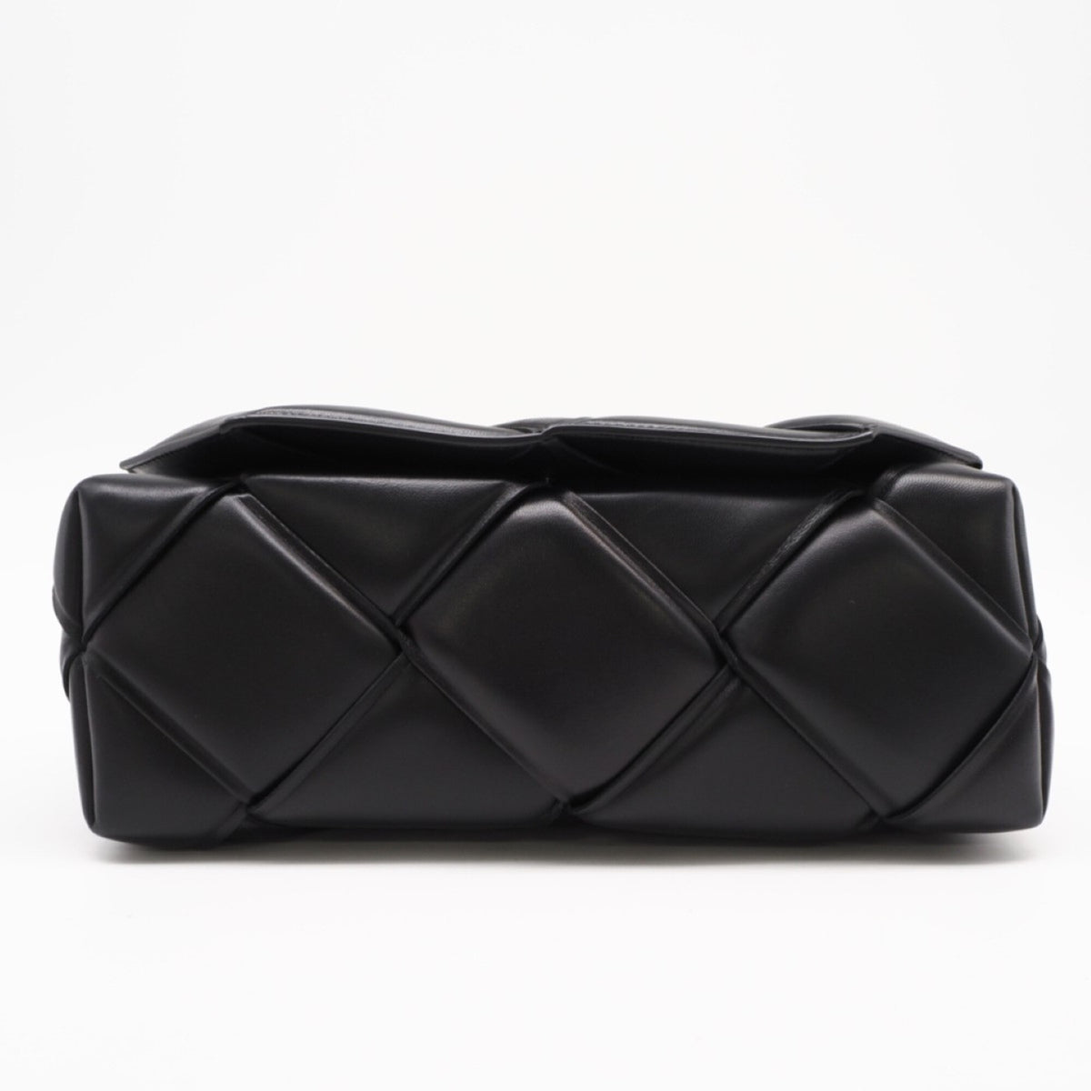 Bottega Veneta Black Leather Shoulder Bag (Pre-Owned)