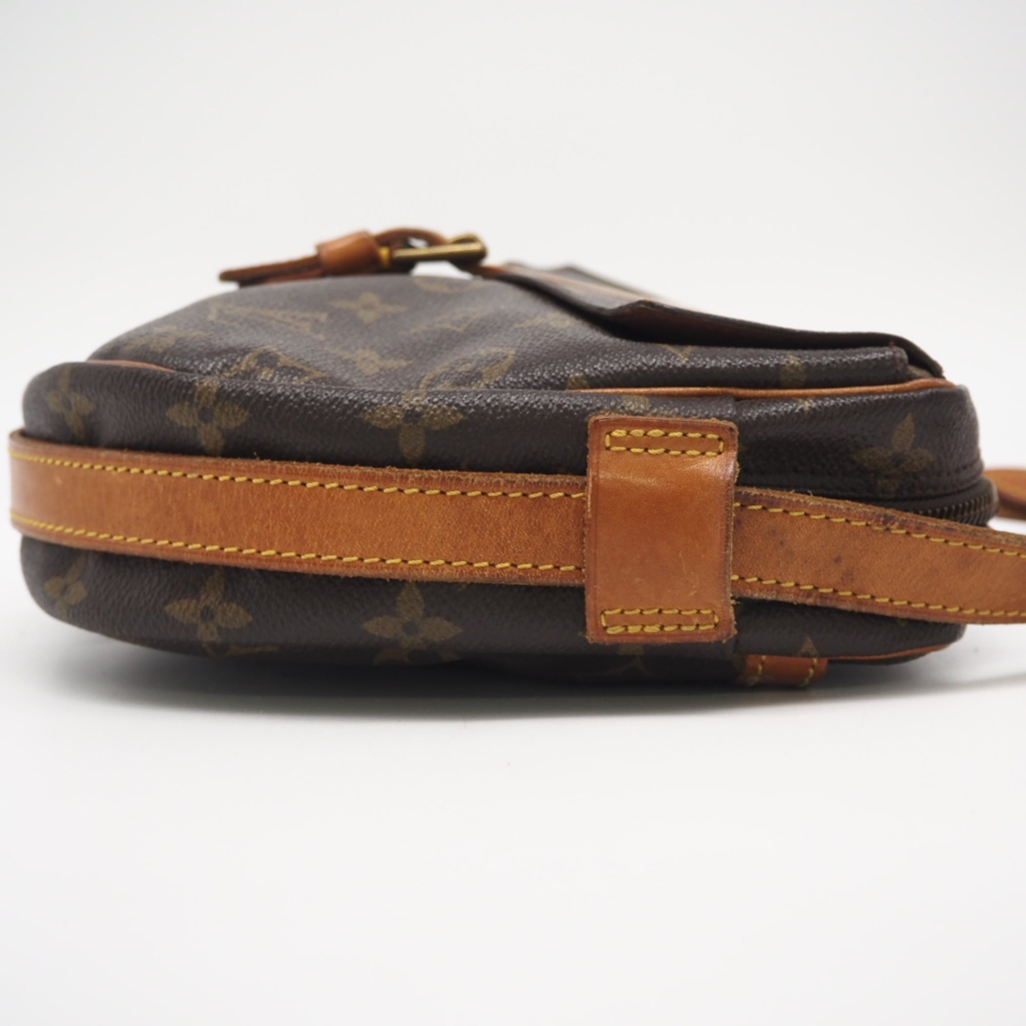 Louis Vuitton Brown Coated Canvas Leather Shoulder Bag (Pre-Owned)