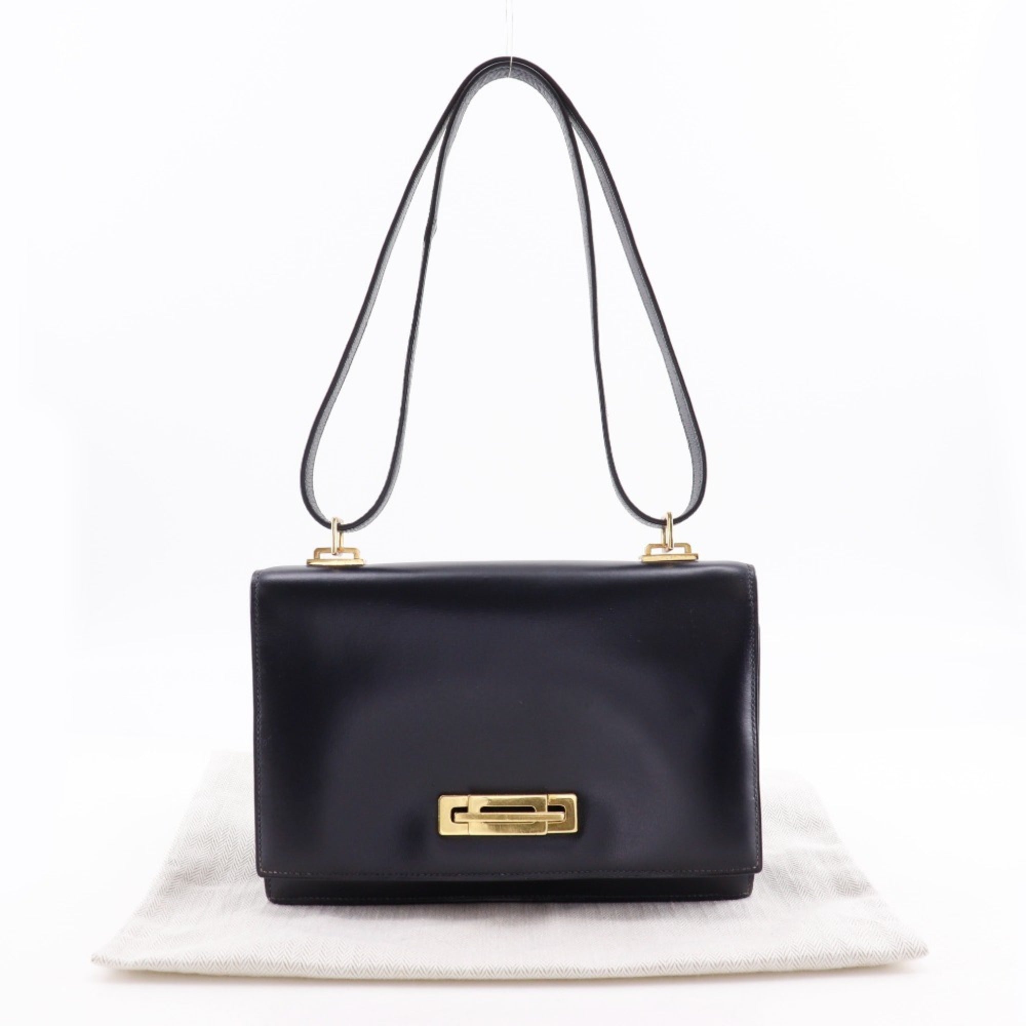 Hermes Leather Shoulder Bag (Pre-Owned)