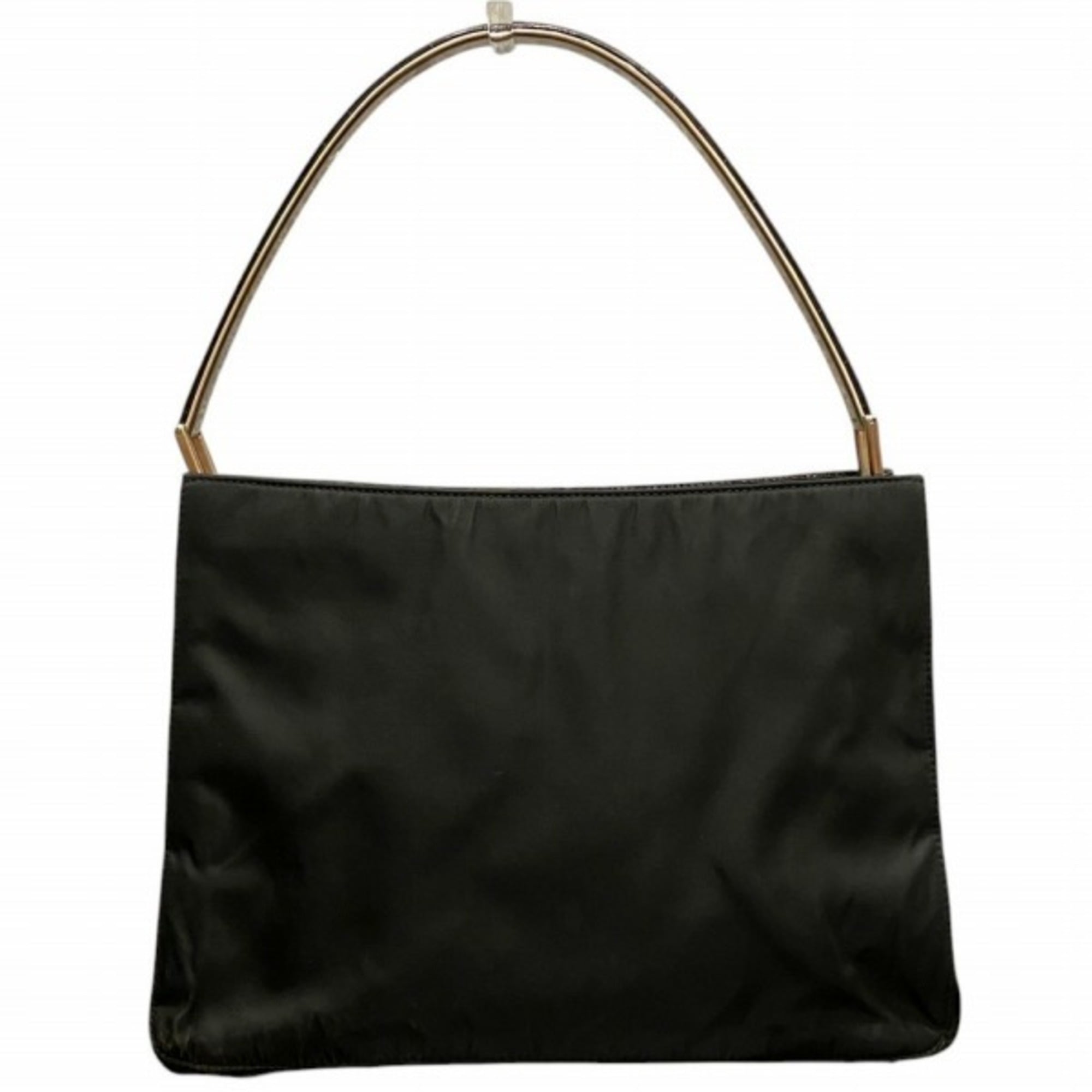 Prada Black Nylon Handbag Shoulder Bag (Pre-Owned)