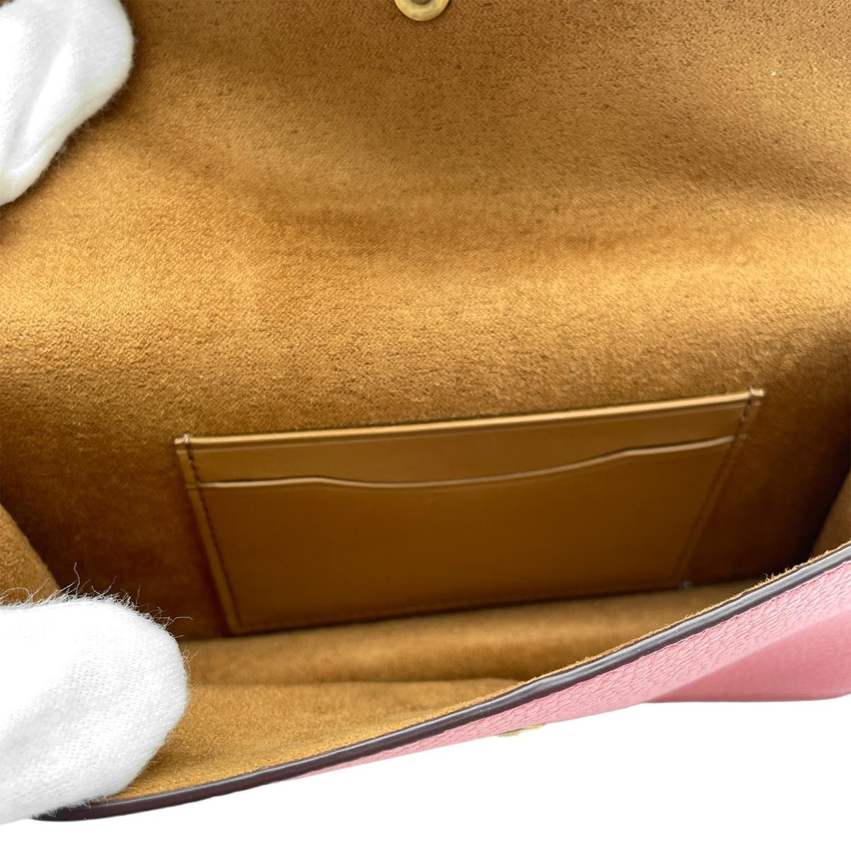 Coach Orange Pink Leather Shoulder Bag (Pre-Owned)