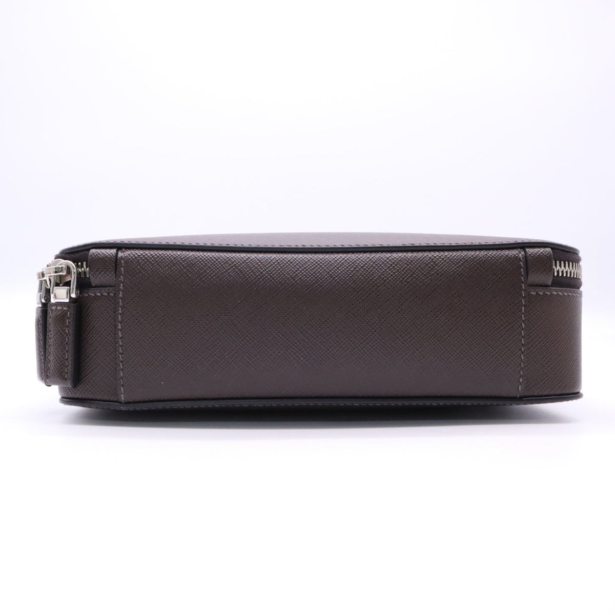 Prada Saffiano Brown Saffiano Shoulder Bag (Pre-Owned)