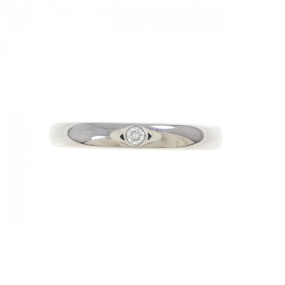 Tiffany Platinum Platinum 950 Band Ring (Pre-Owned)