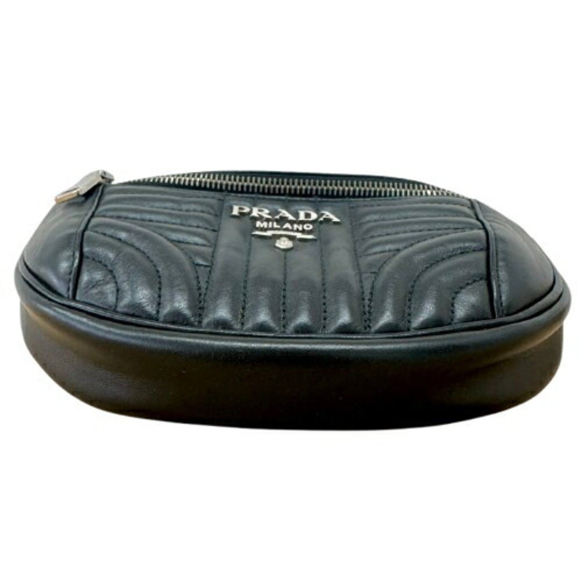 Prada Black Nero Leather Fanny Pack (Pre-Owned)