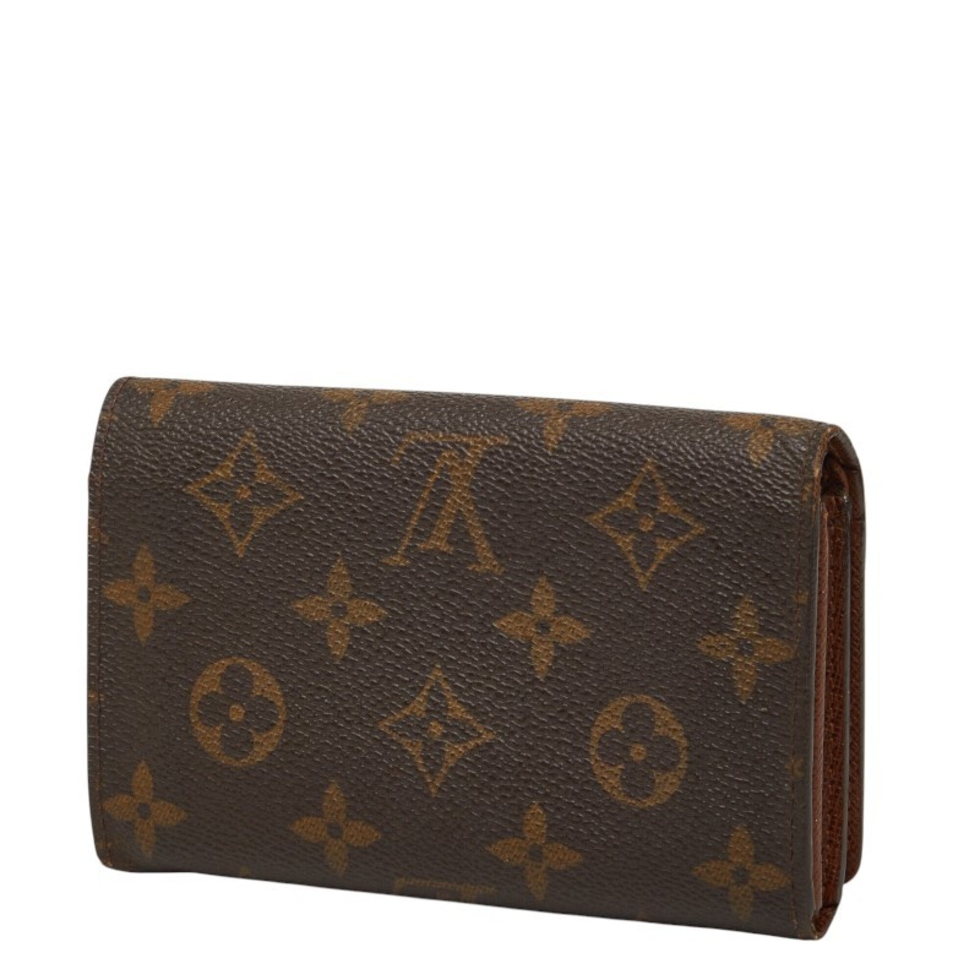 Louis Vuitton Brown Pvc Leather Wallet (Bi-Fold) (Pre-Owned)